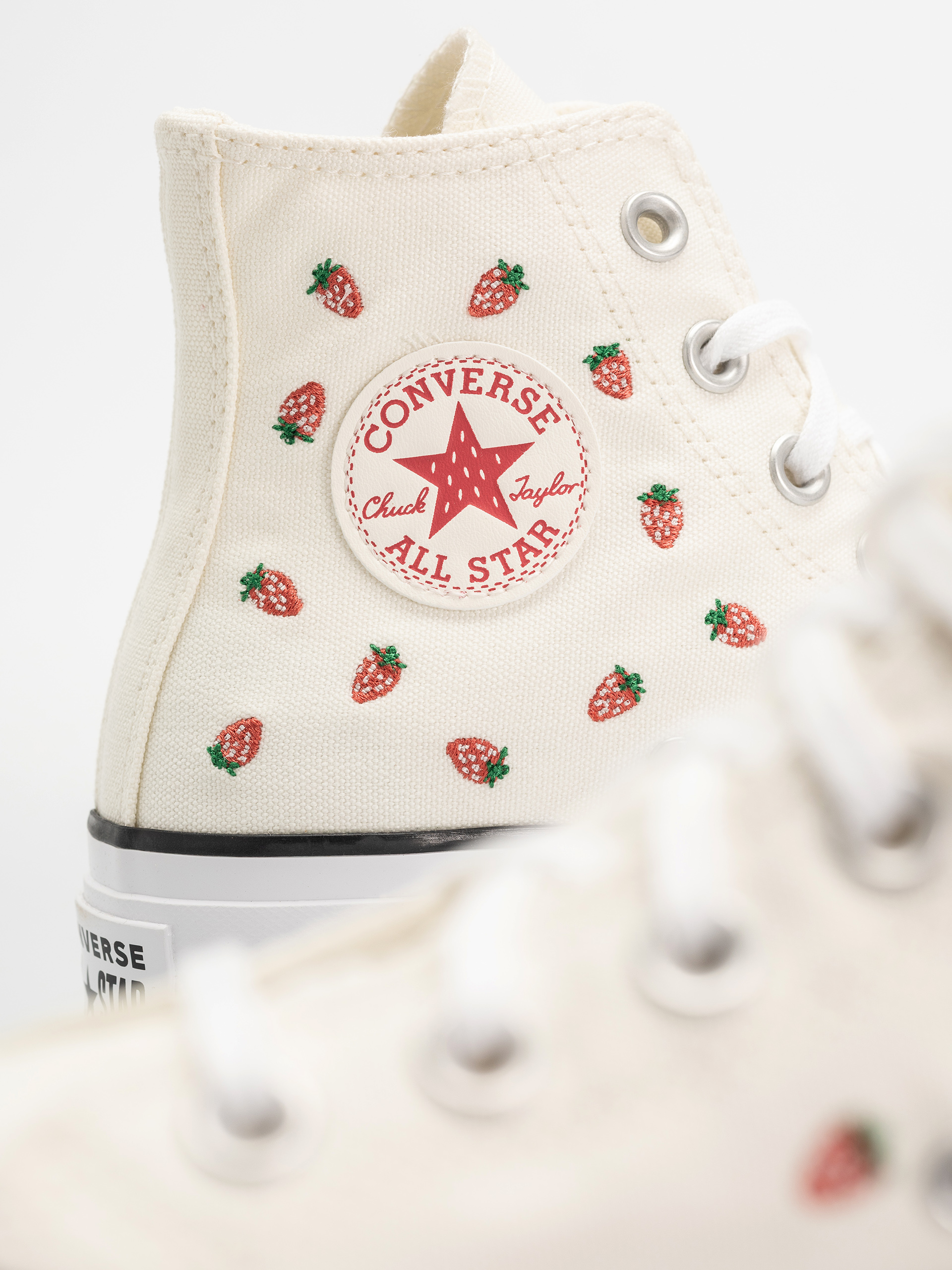 Converse Chuck Taylor All Star Lift Hi Wmn Chucks (egret/soft red/white)