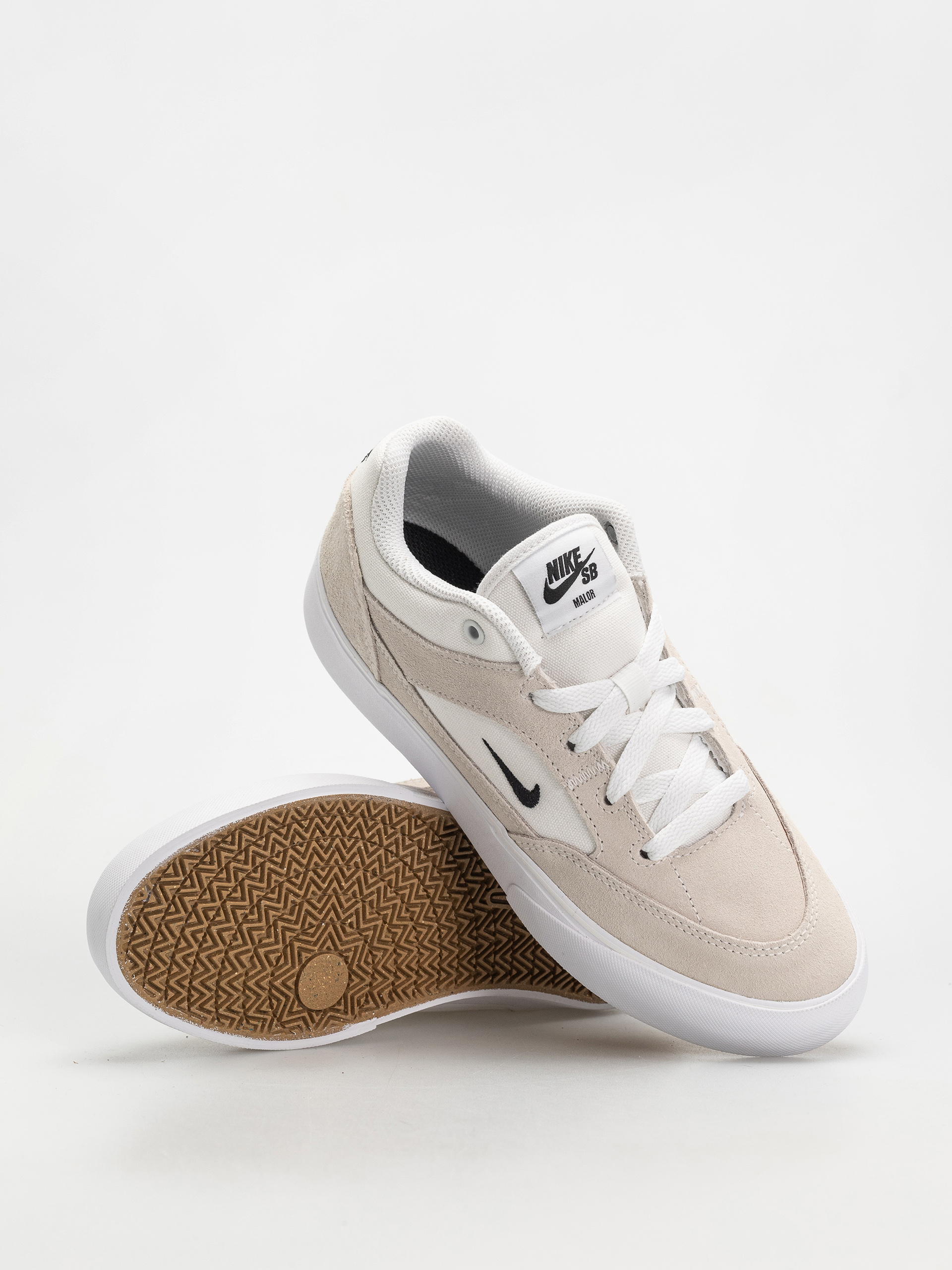 Nike SB Malor JR Shoes (white/black summit white gum light brown)