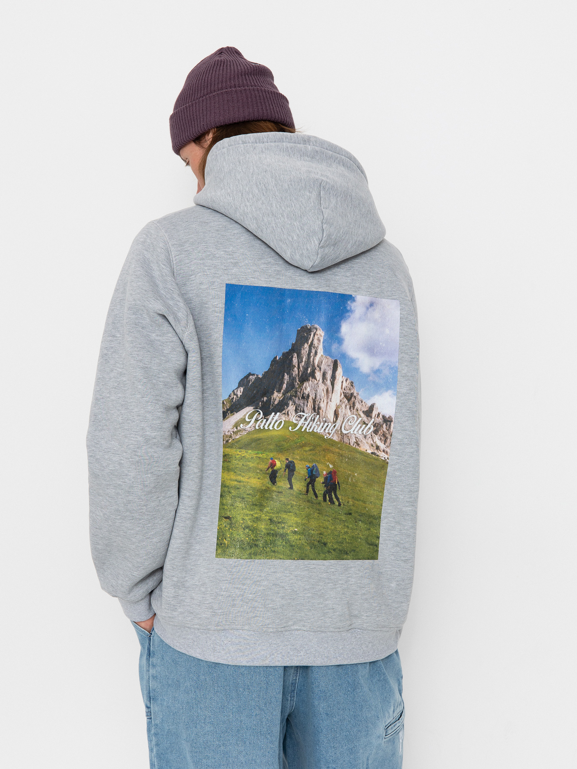Palto Hoodie Hiking Club HD (grey)
