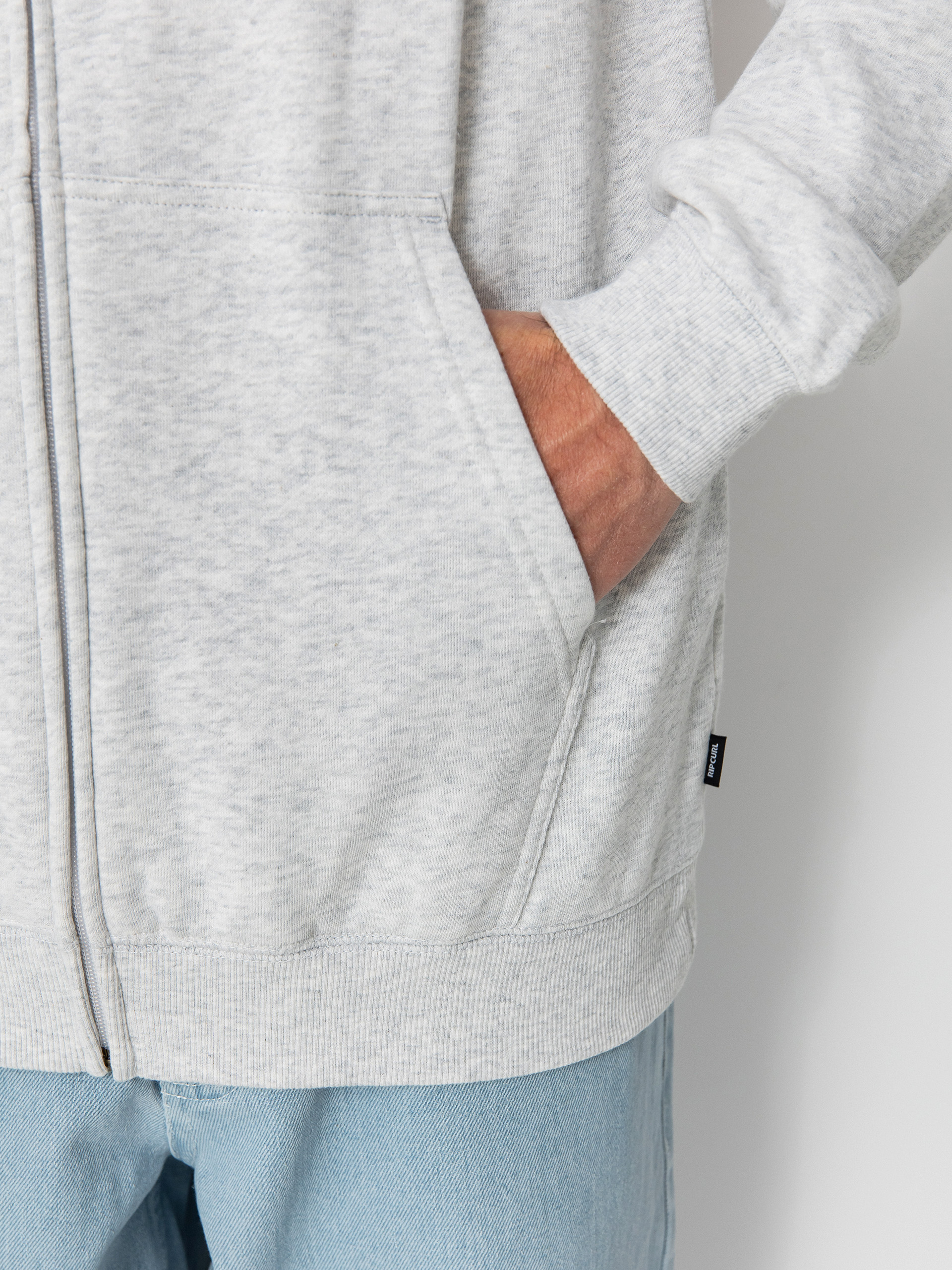 Rip Curl Wettie Passage Icon ZHD Hoodie (grey heather)