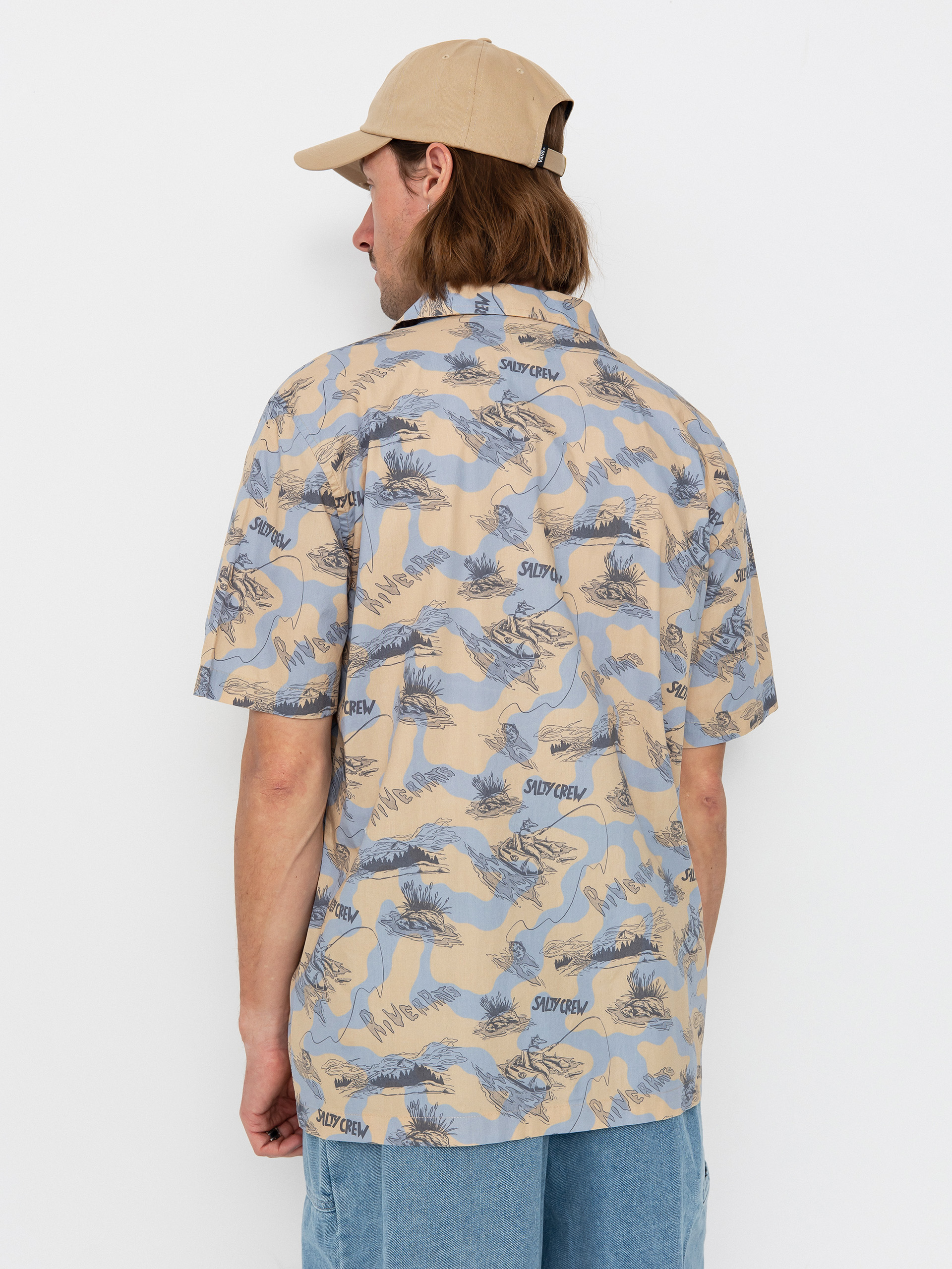 Salty Crew River Rats Fill Shirt (river rat print)