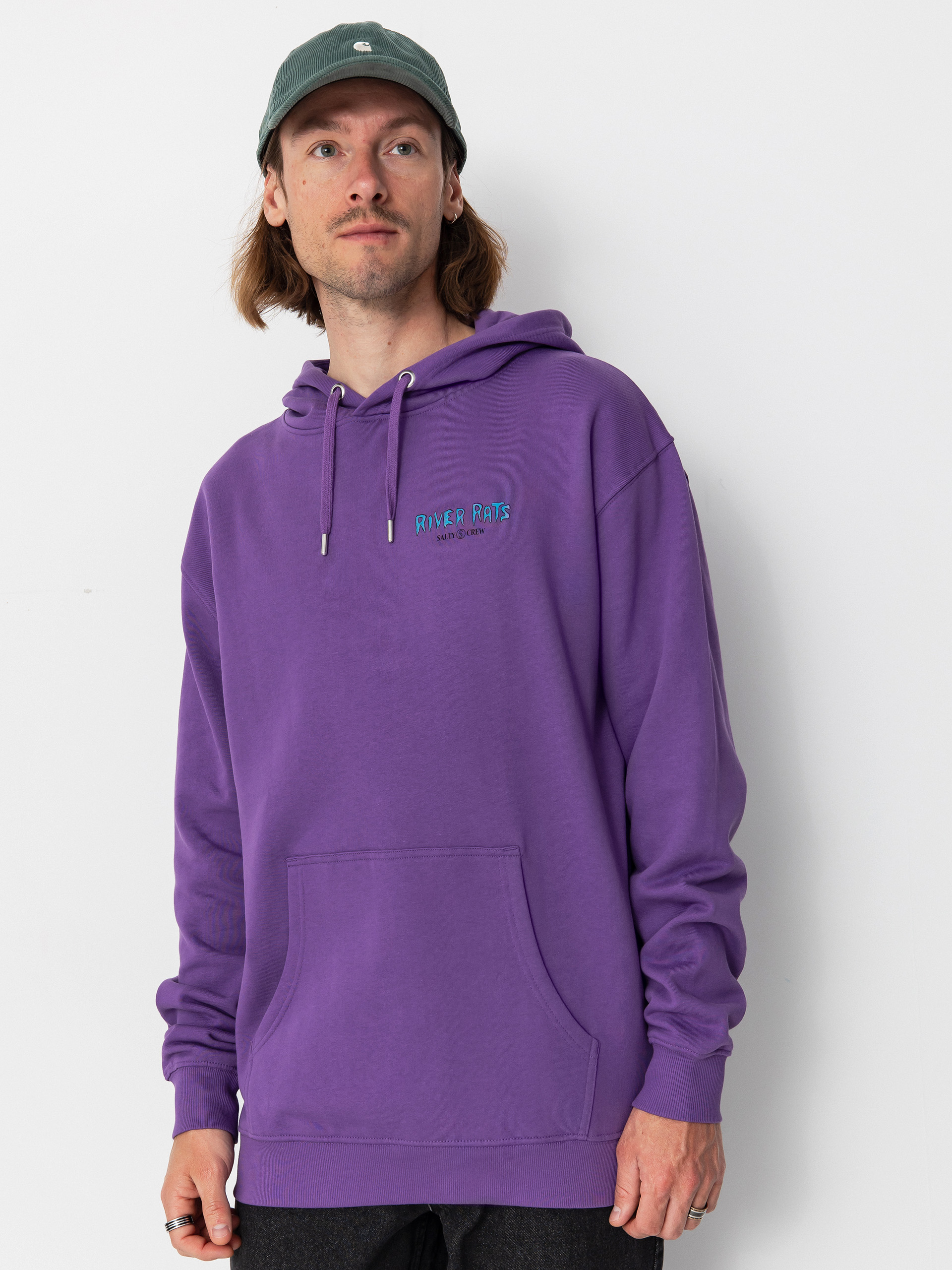 Salty Crew River Rats HD Hoodie (purple heart)