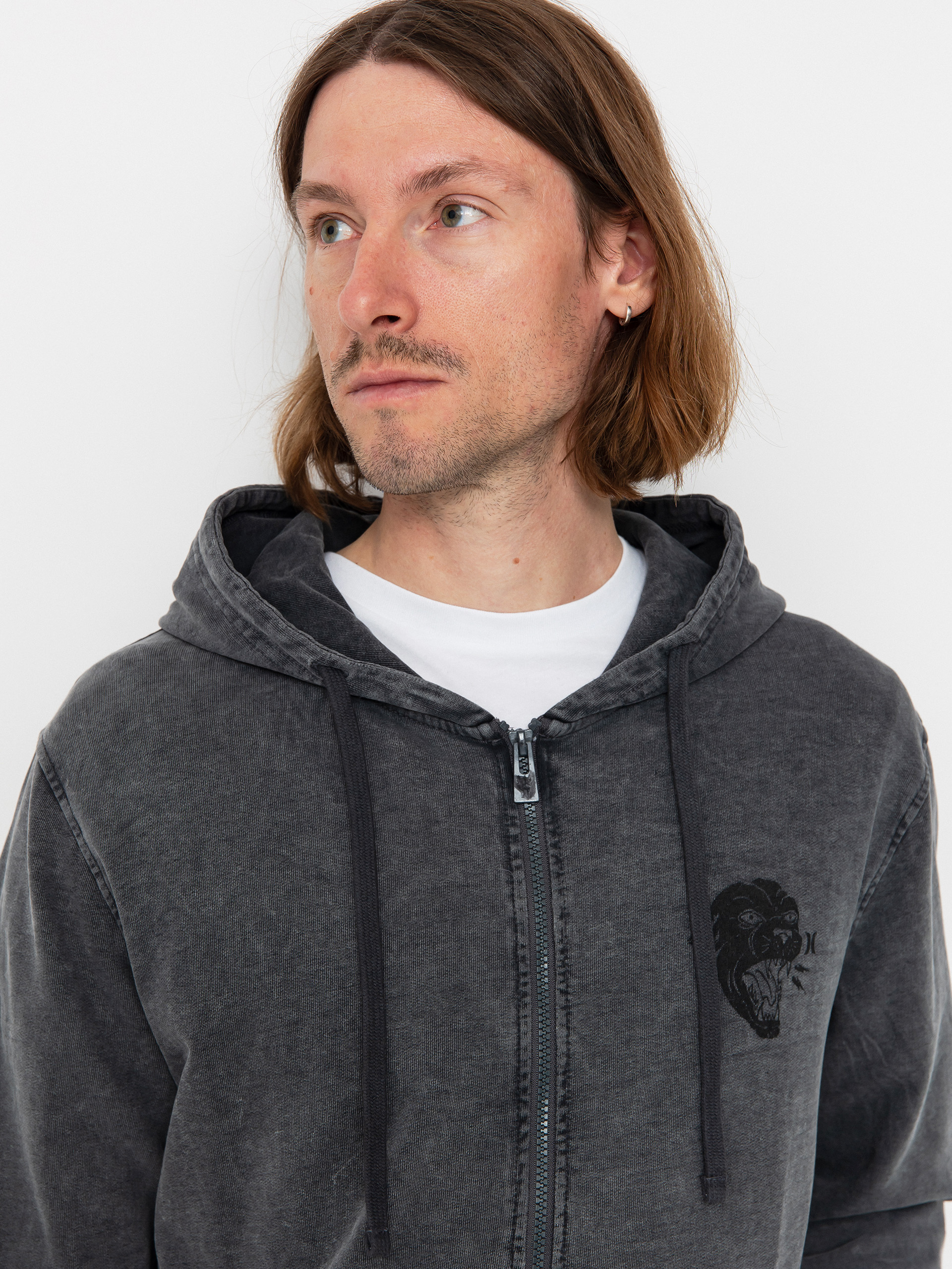 Hurley Hoodie Sider ZHD (dark stone grey)