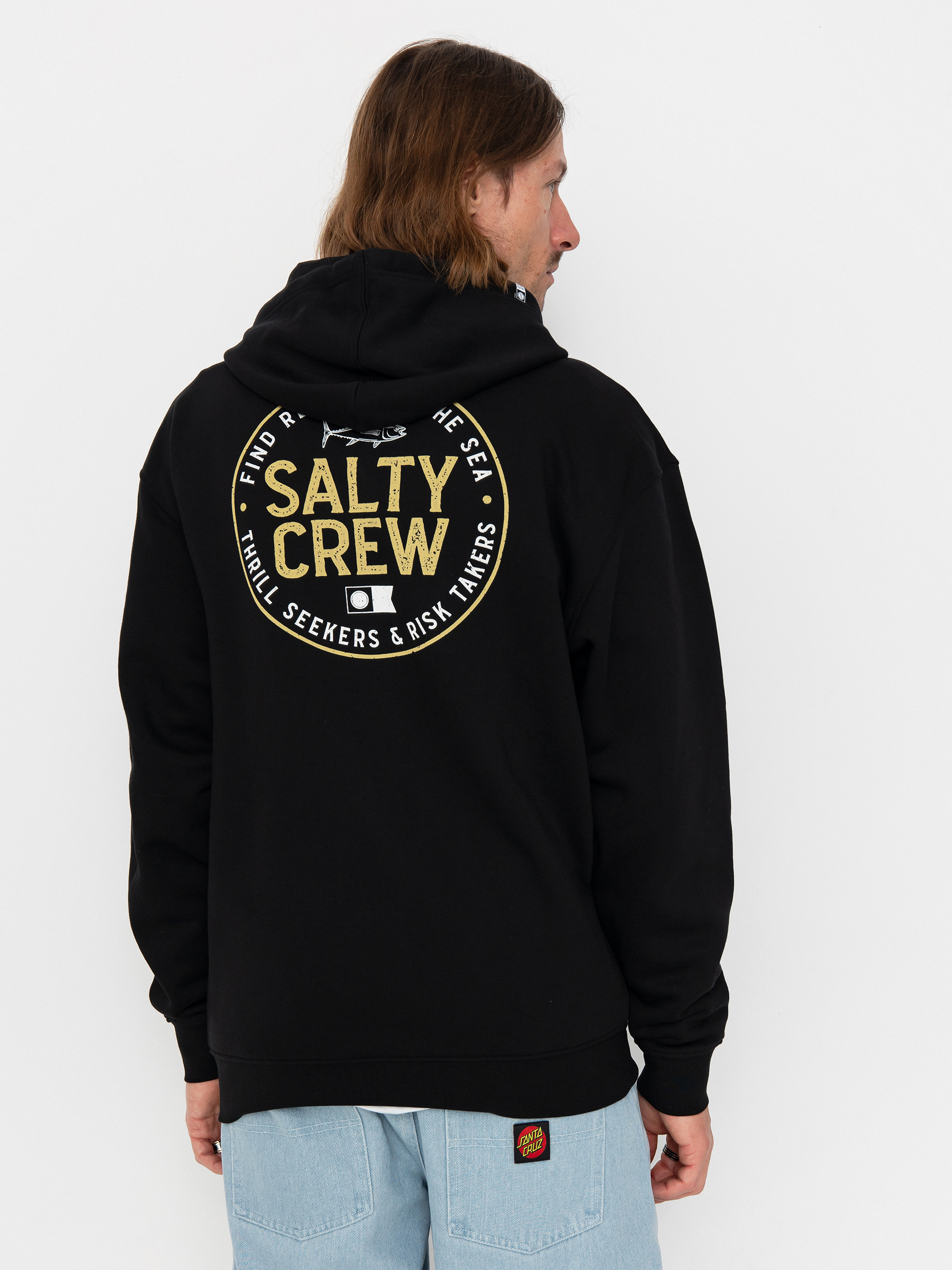 Salty Crew Legendary Zip Sweatshirt (black)
