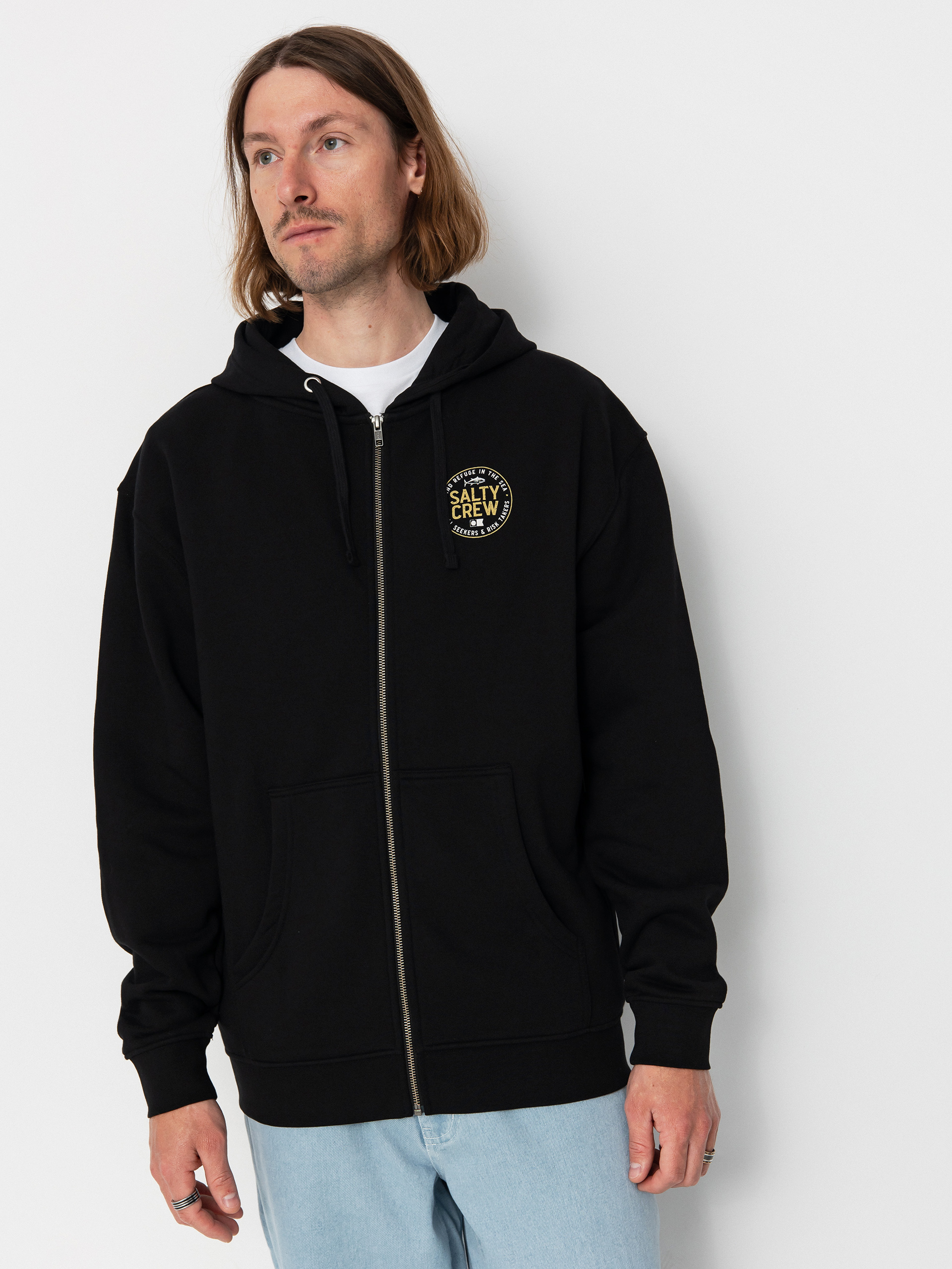 Salty Crew Legendary Zip Sweatshirt (black)
