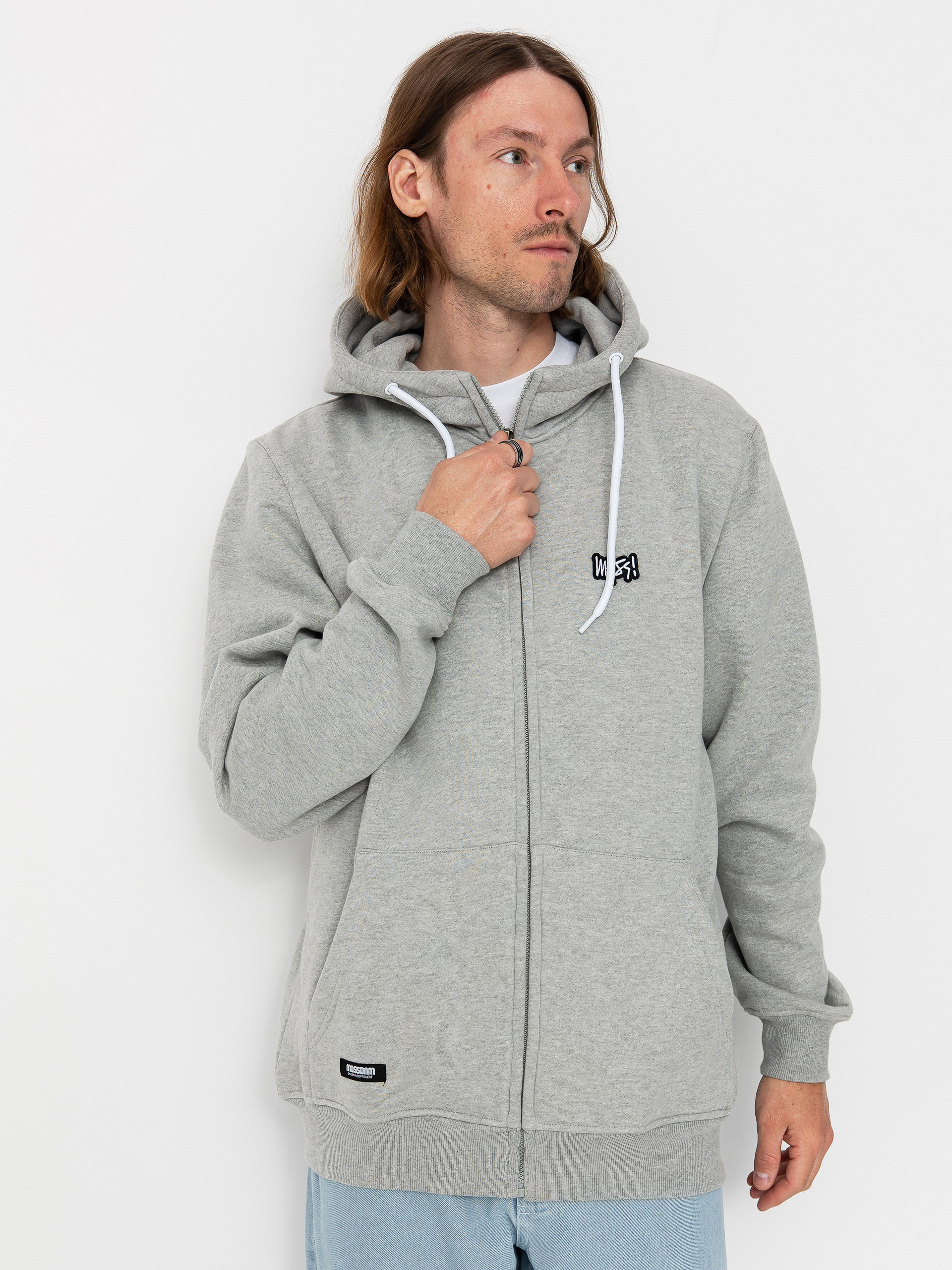 MassDnm Signature Patch ZHD Hoodie (lt heather grey)