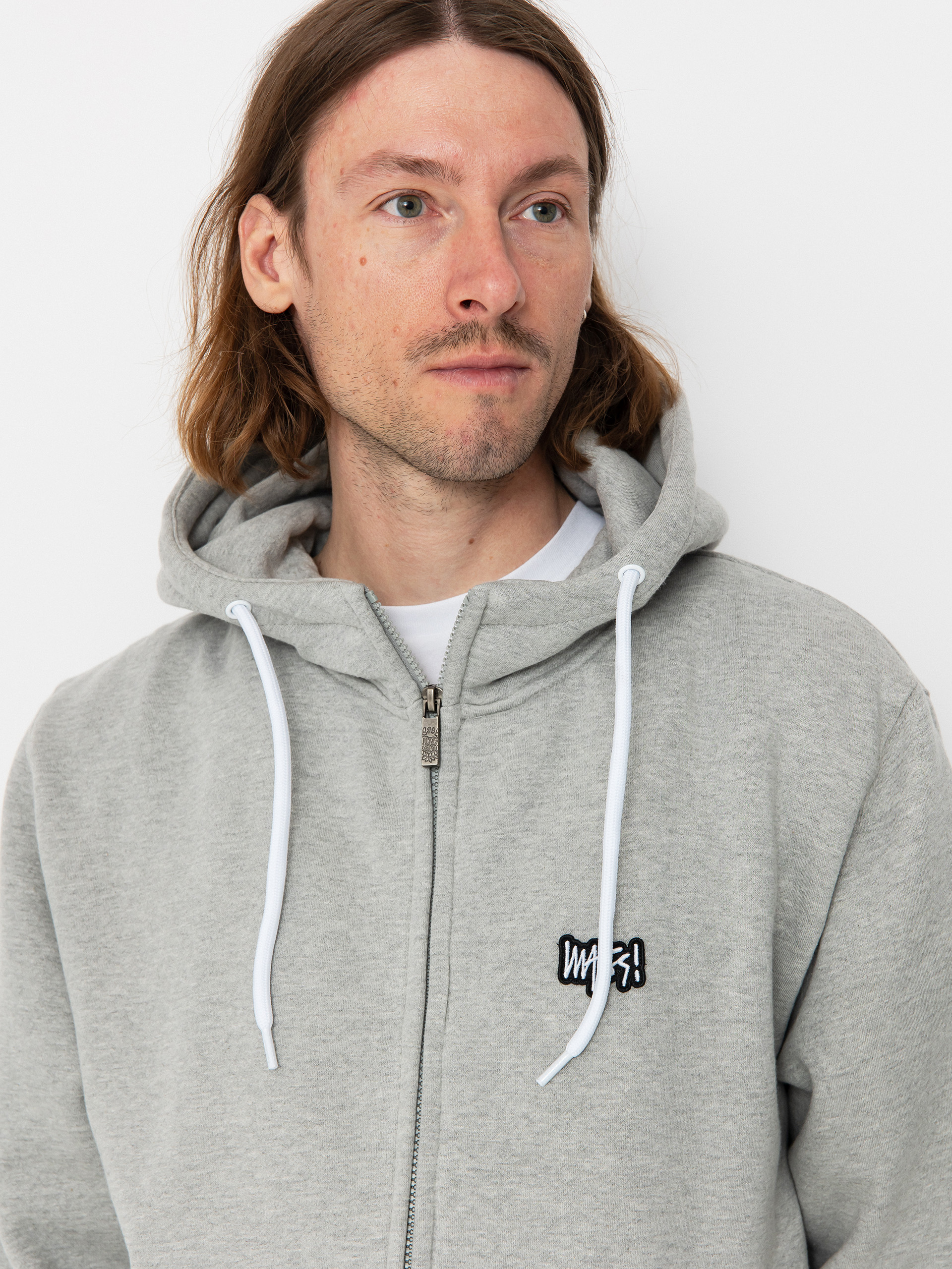 MassDnm Signature Patch ZHD Hoodie (lt heather grey)