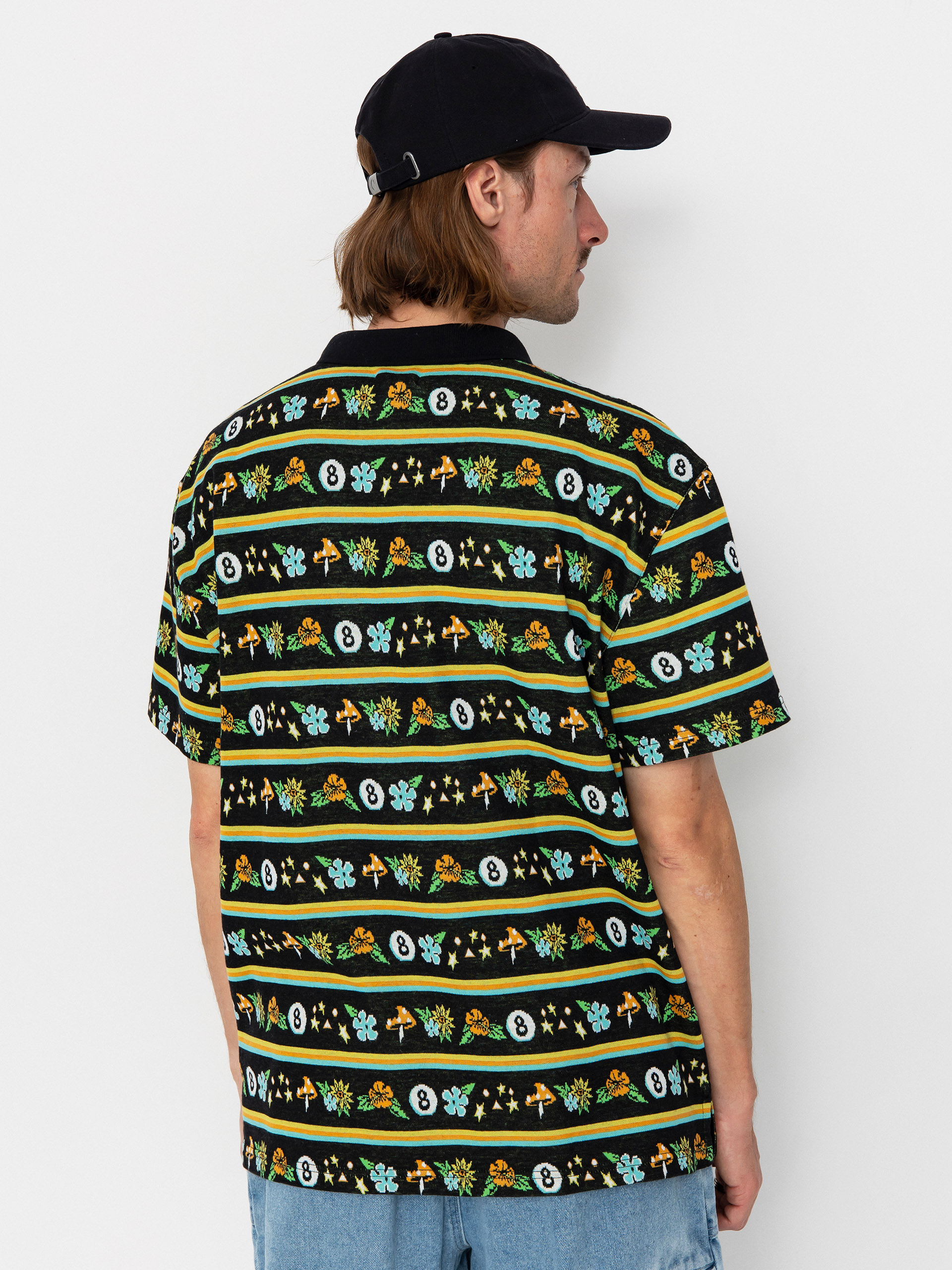 Santa Cruz Winkowski Trip Stripe Polo t-shirt (ocho trip)