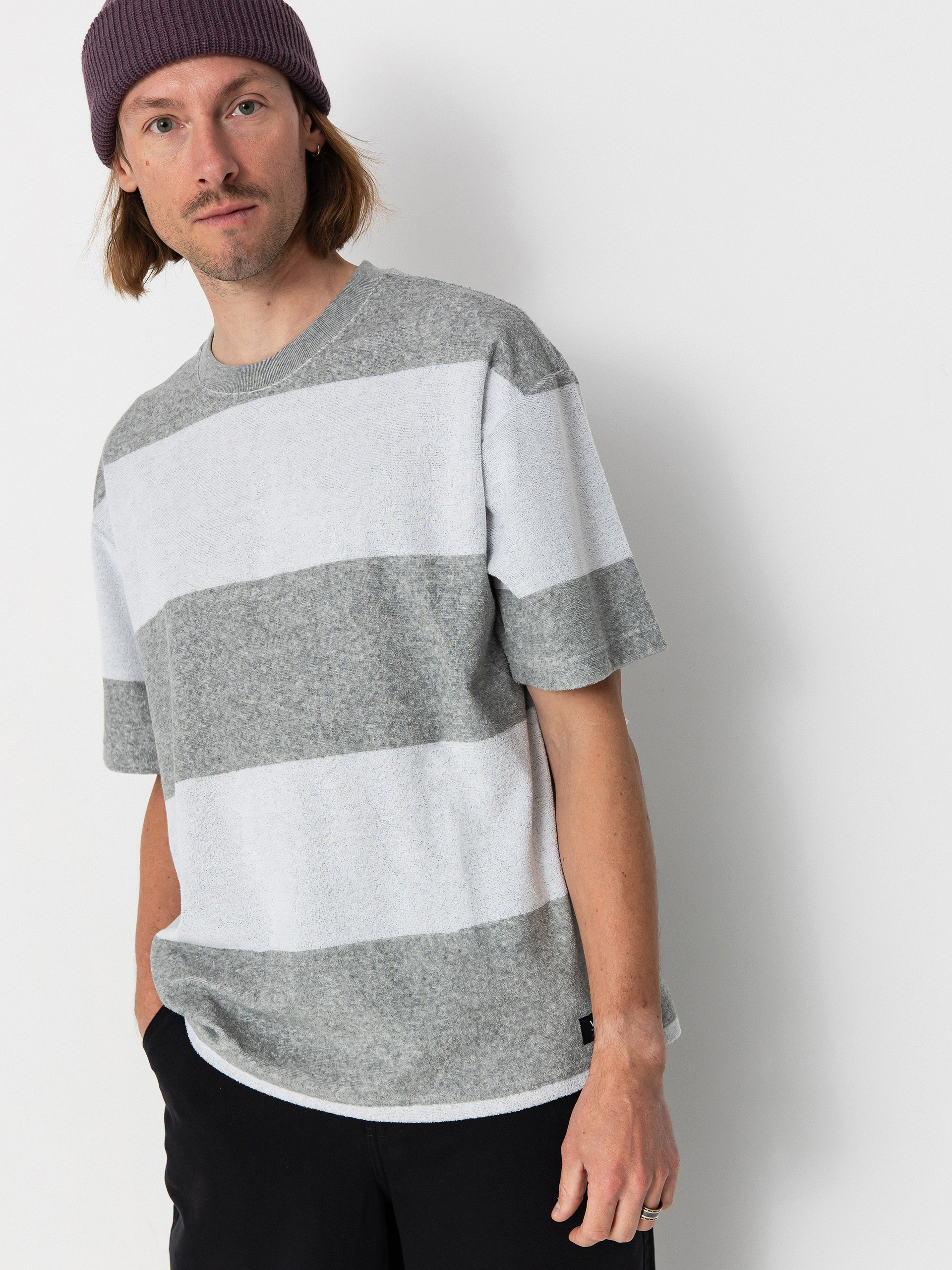 Vans Bergman Stripe T-shirt (cement heather)