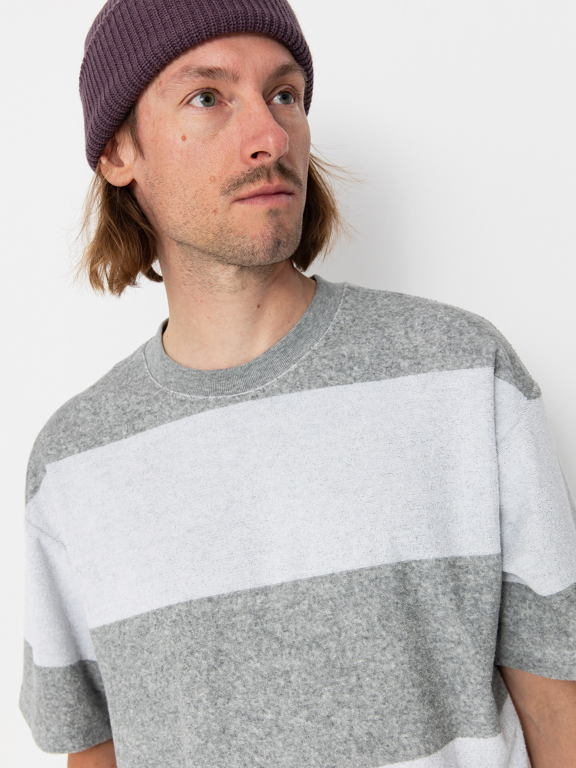 Vans Bergman Stripe T-shirt (cement heather)