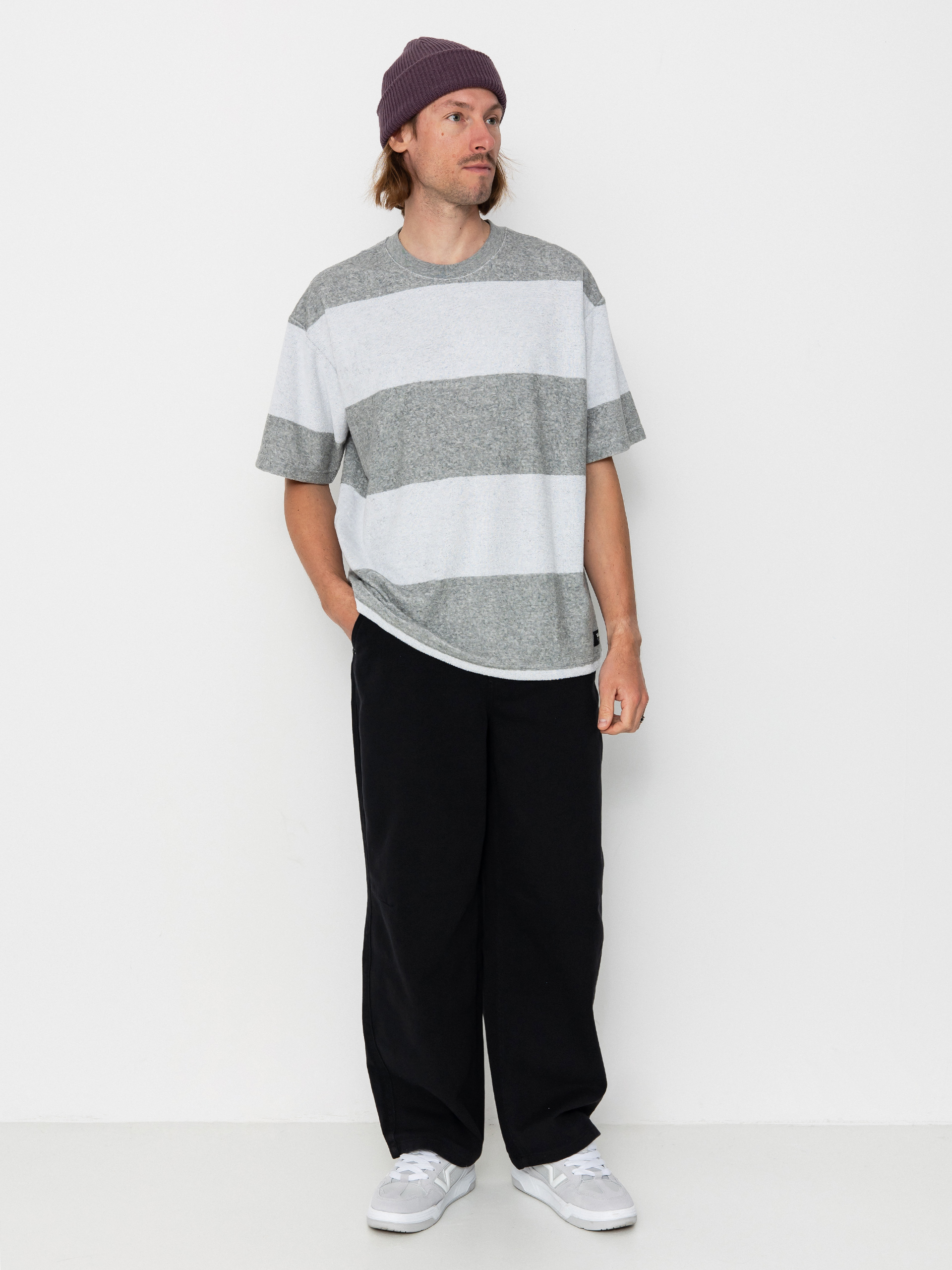 Vans Bergman Stripe T-shirt (cement heather)