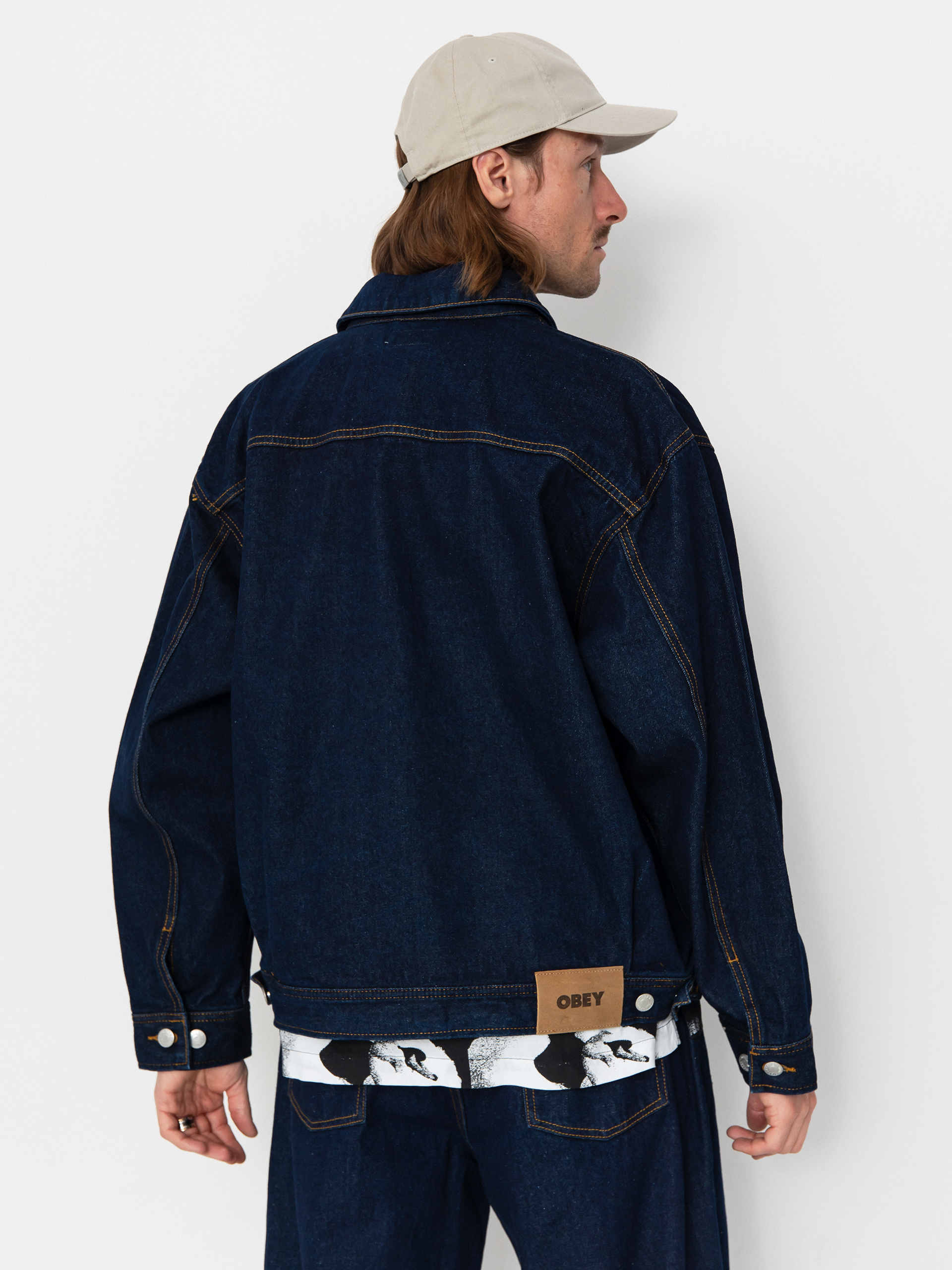 OBEY Opena Jacket Jacke (rinse indigo)