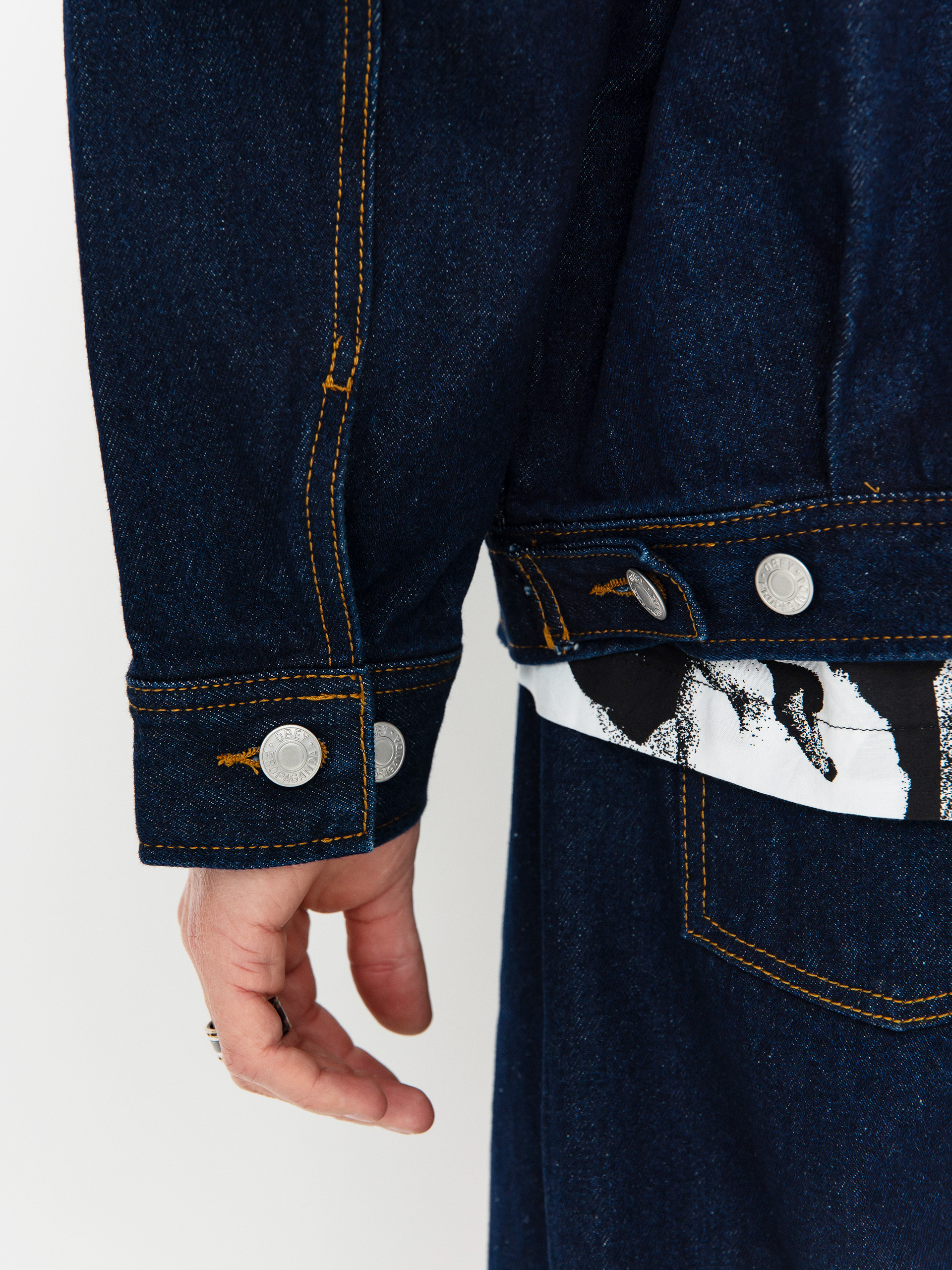 OBEY Opena Jacket Jacke (rinse indigo)