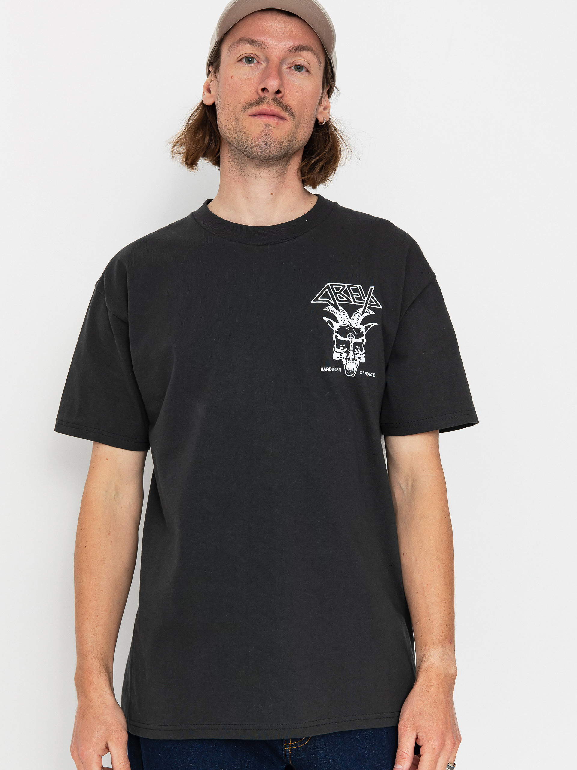 OBEY Harbinger Of Peace T-Shirt (vintage black)