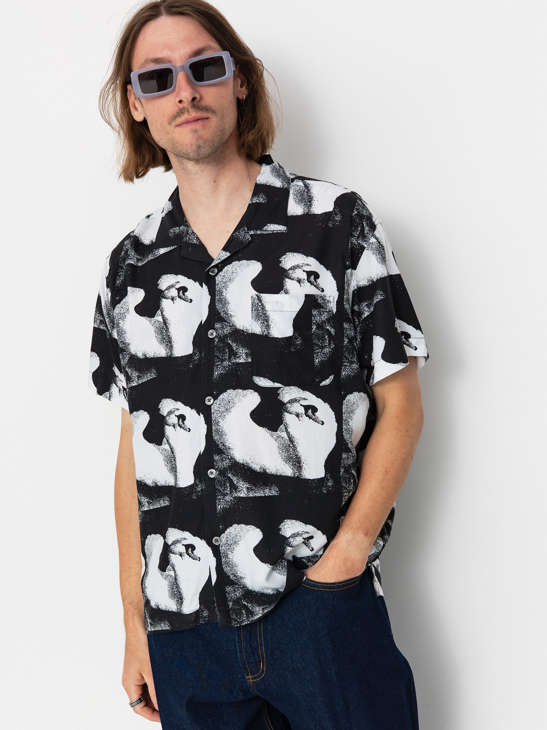 OBEY Ambre Shirt (white multi)