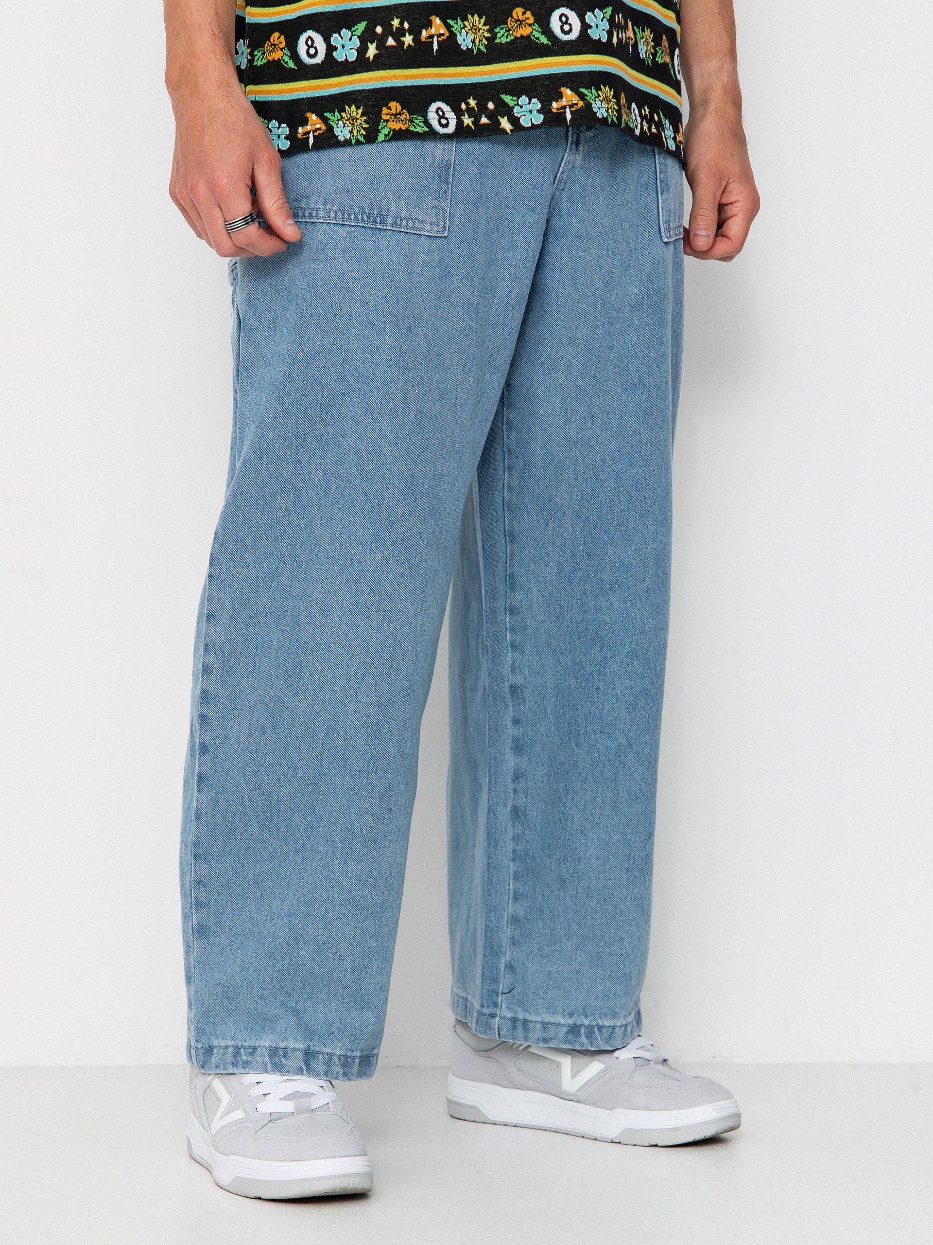 Poetic Collective Hose Painter (light denim wash)