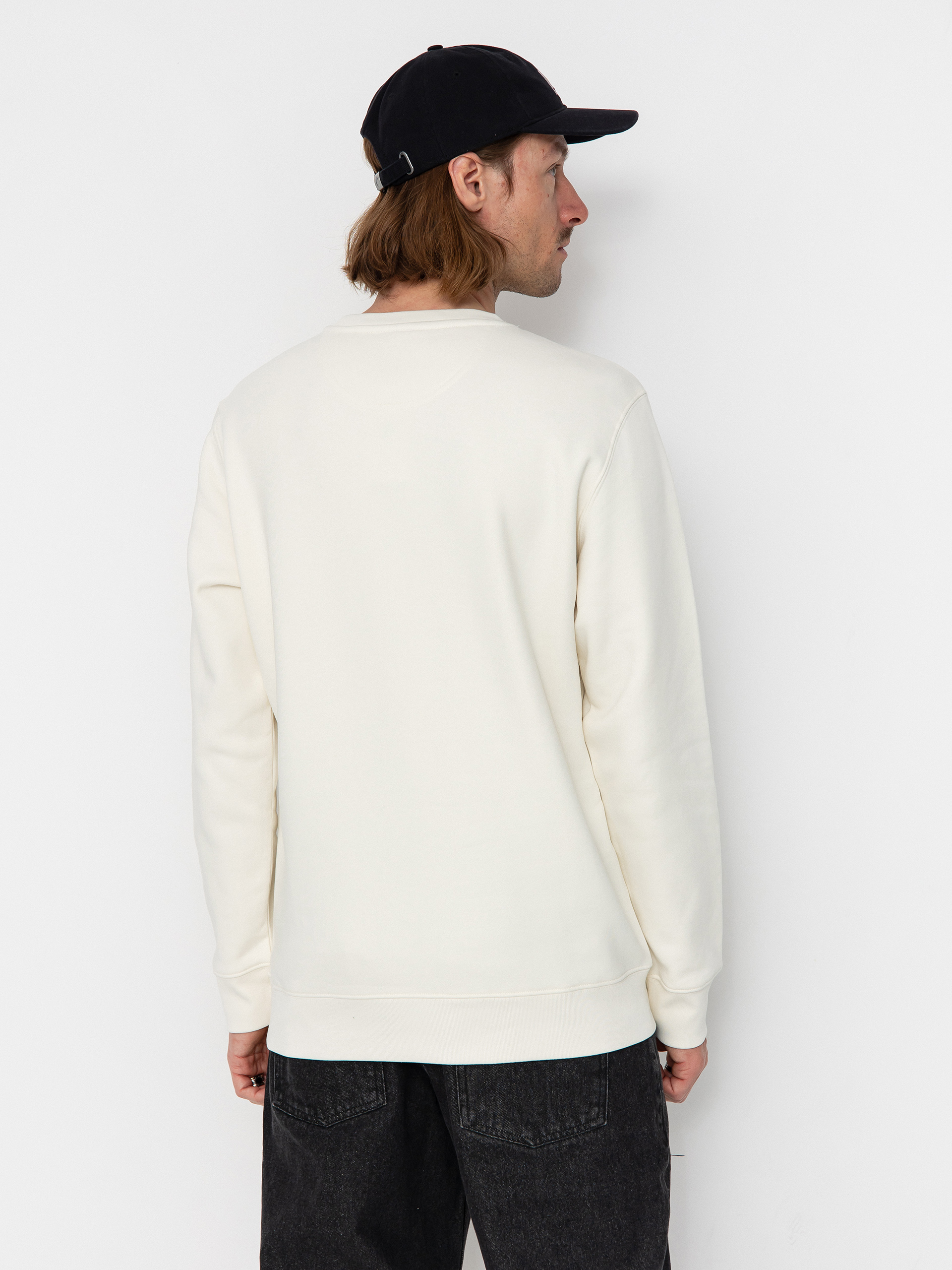 Poetic Collective Sweatshirt Burning Skull (ivory)