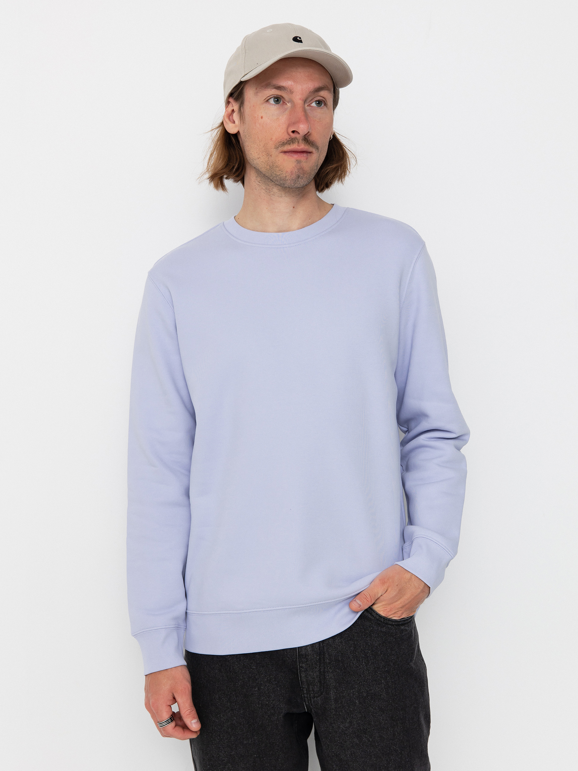 Poetic Collective Sweatshirt Spray Text (purple)