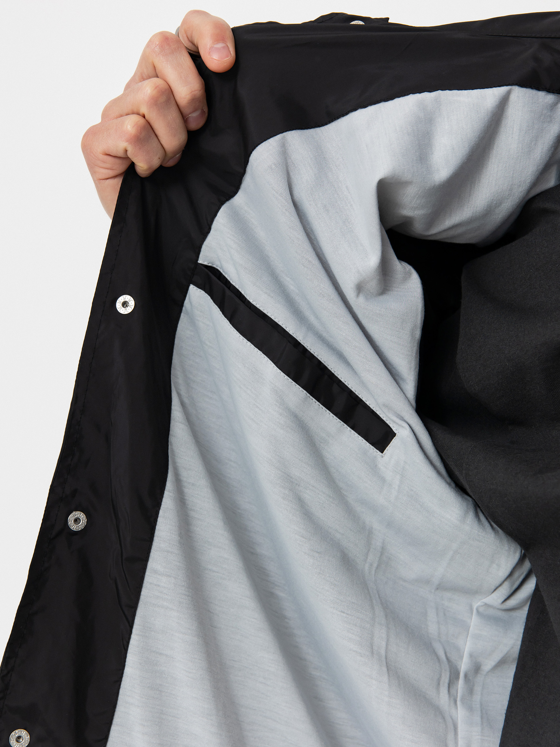 Poetic Collective Jacke Burning Skull Coach (black)