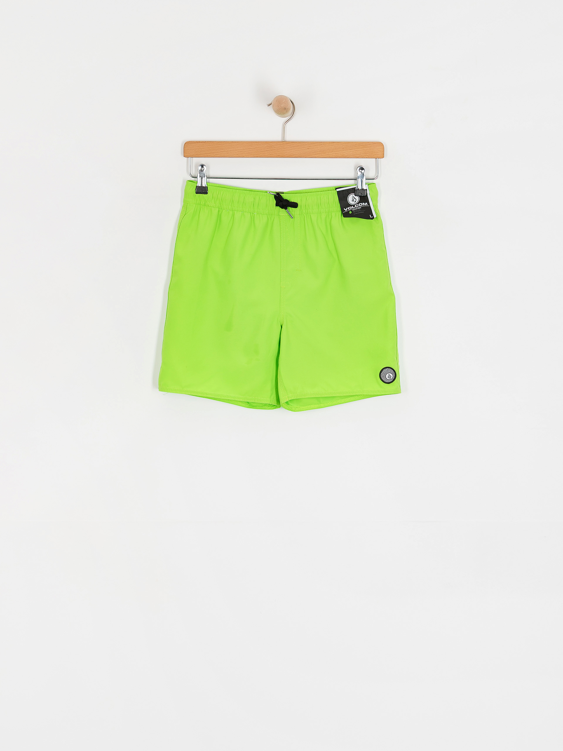Volcom Lido Solid JR Shorts (electric green)