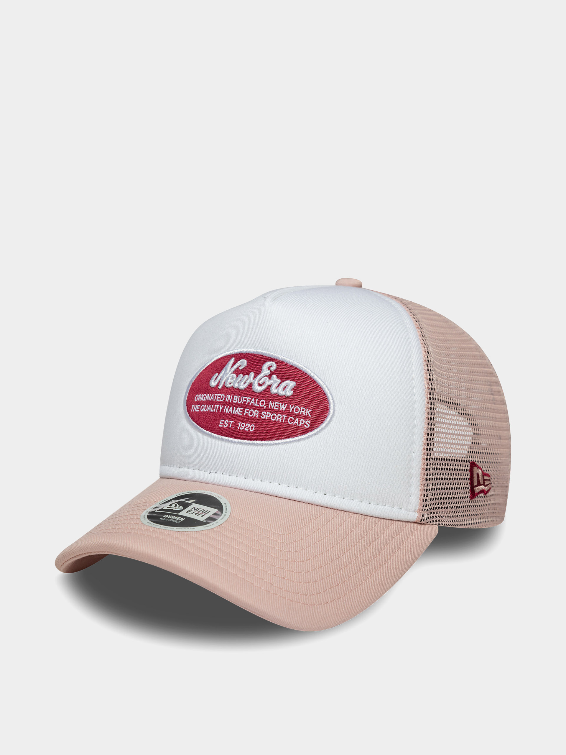 New Era Cap Oval Patch Trucker Wmn (pink/white)