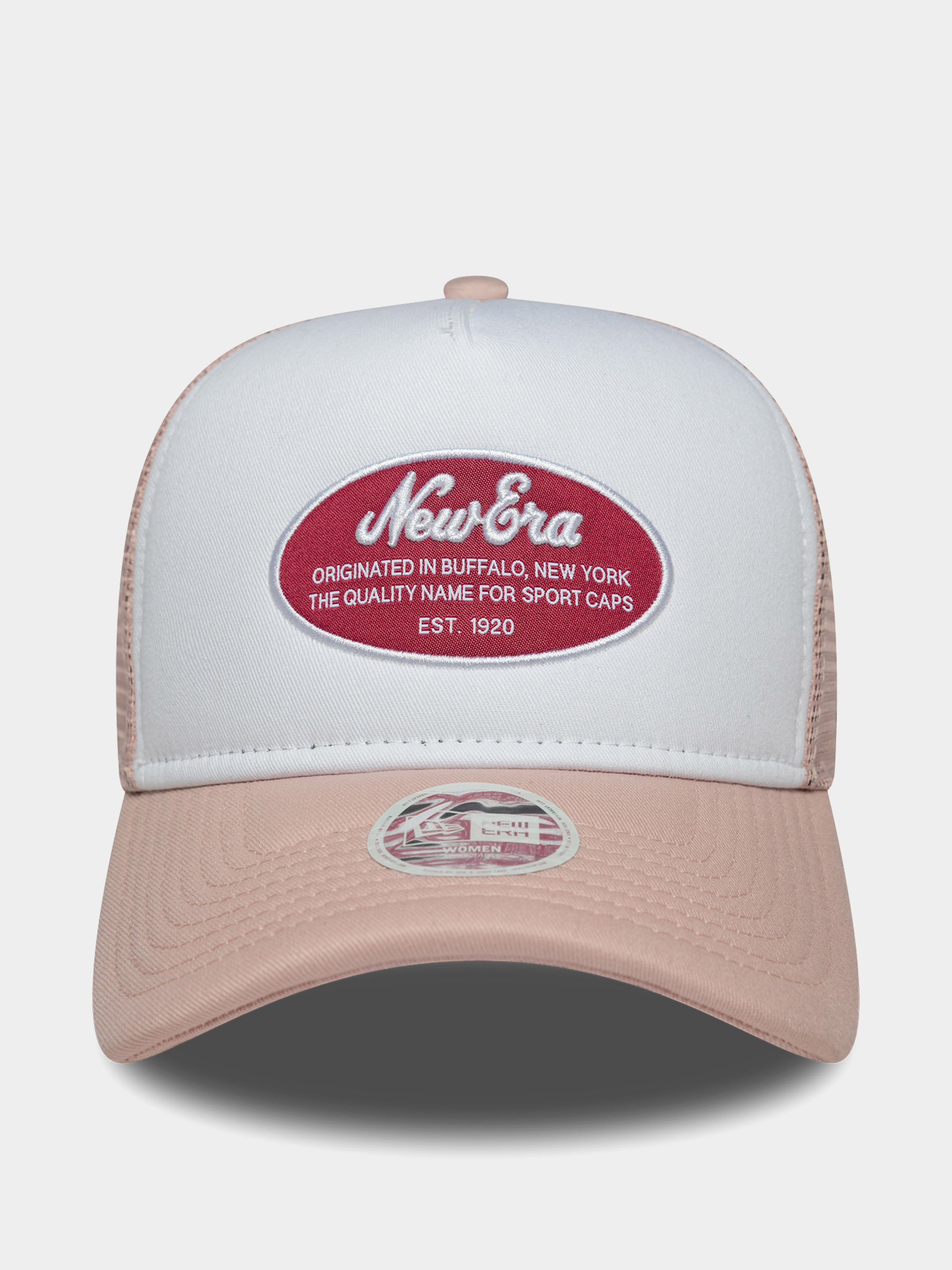 New Era Cap Oval Patch Trucker Wmn (pink/white)