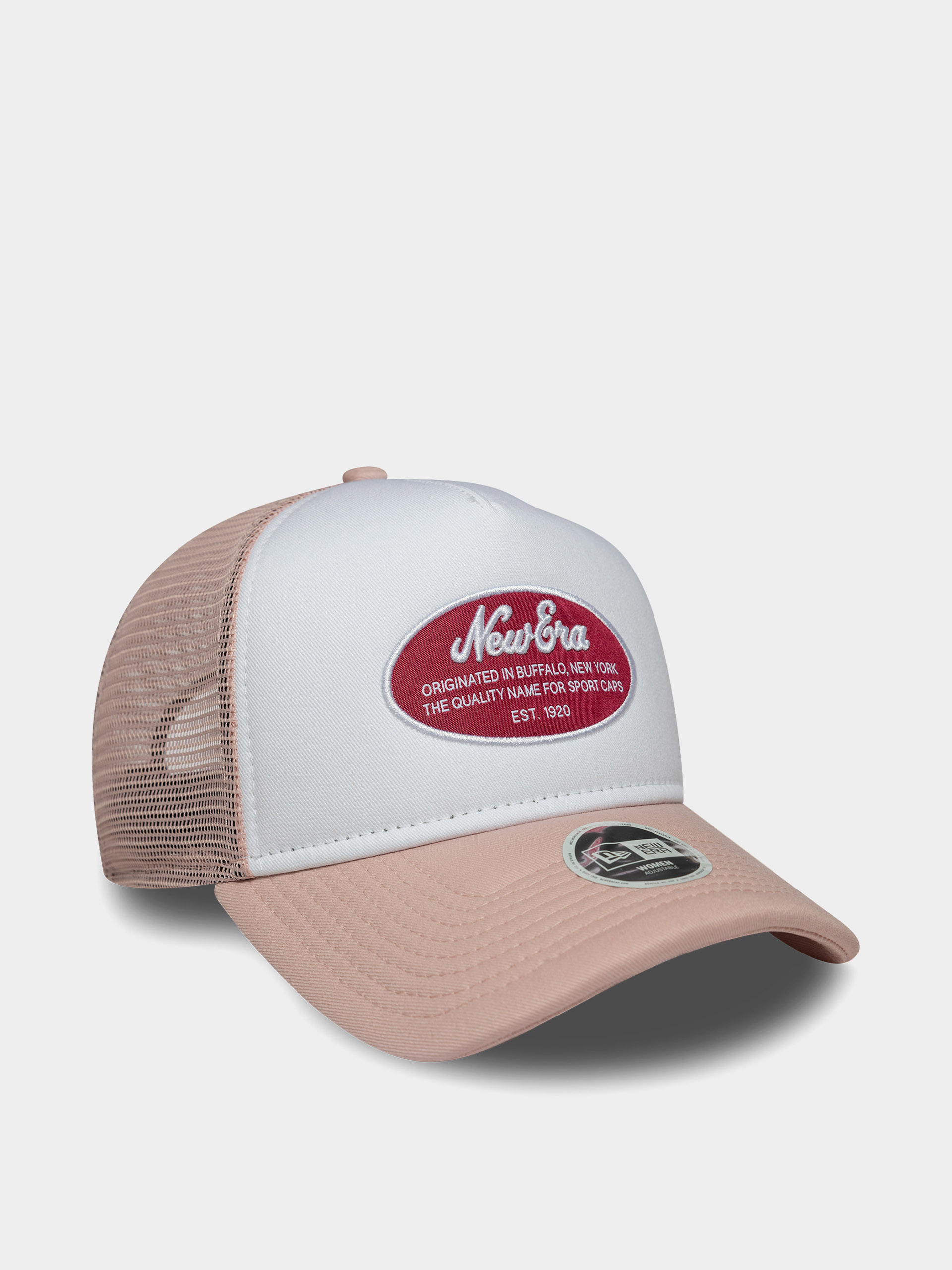 New Era Cap Oval Patch Trucker Wmn (pink/white)