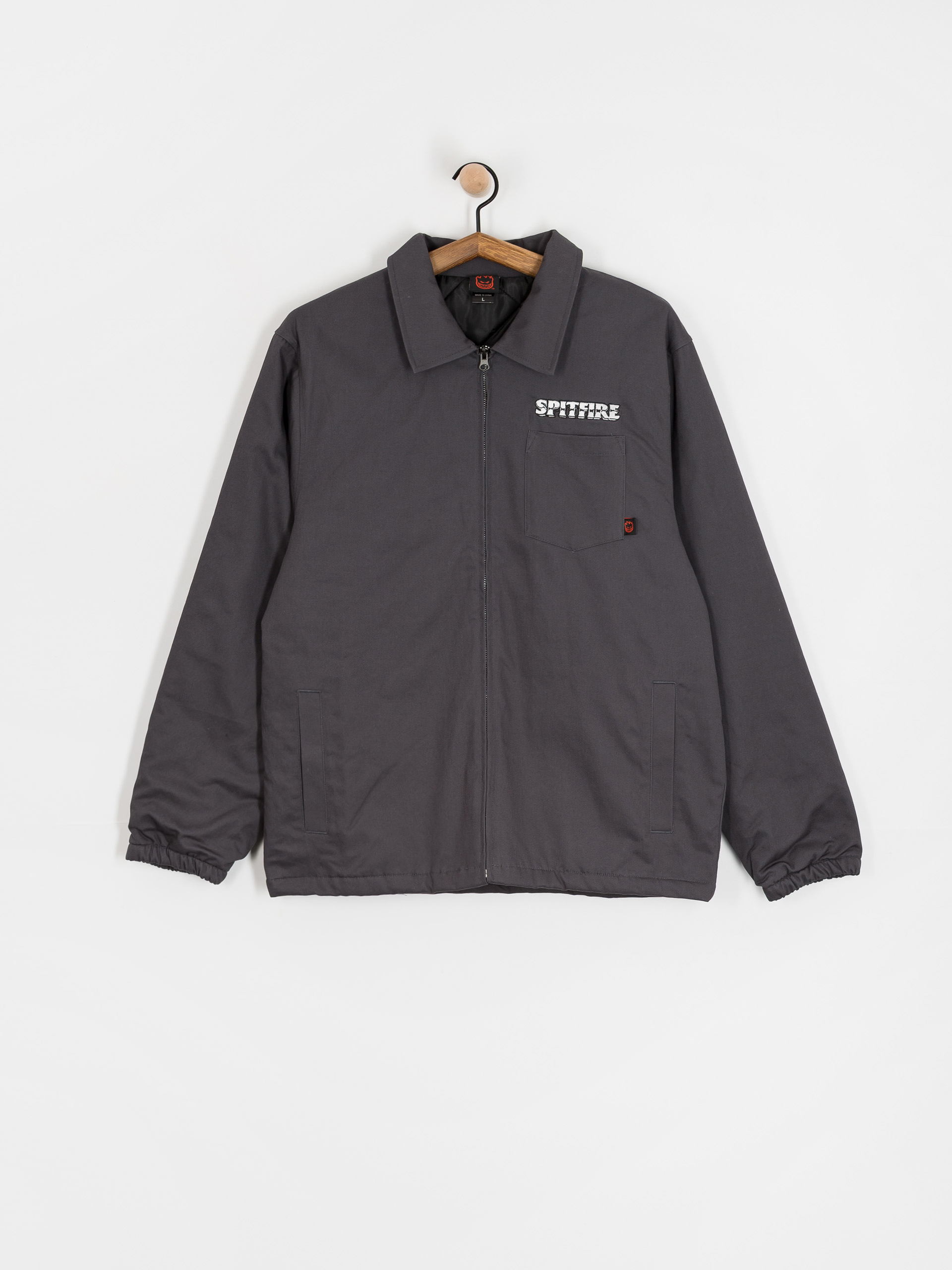 Spitfire Burnout Jacket (charcoal solid)