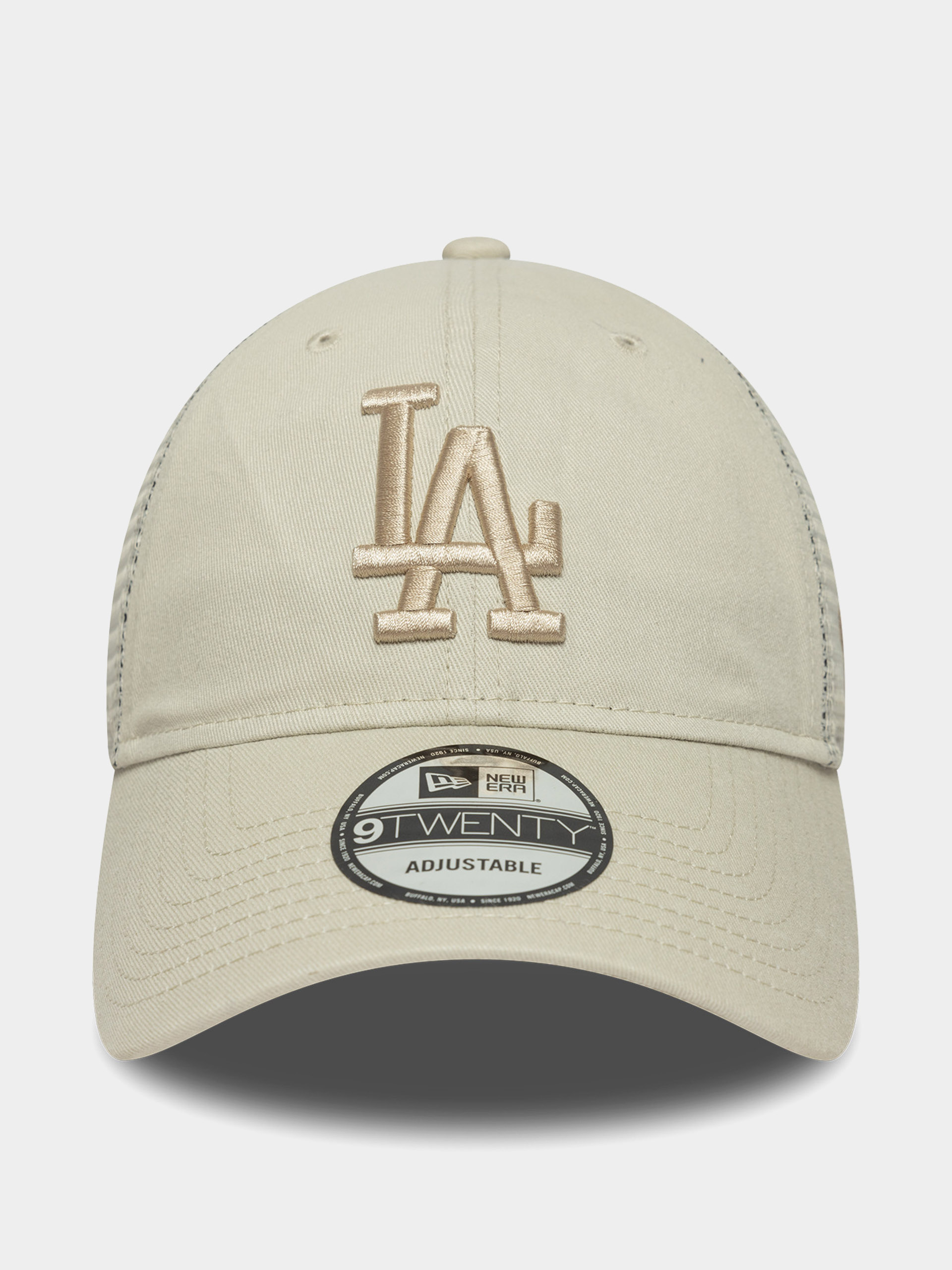 New Era Cap Washed 9Twenty Trucker Los Angeles Dodgers (stone)