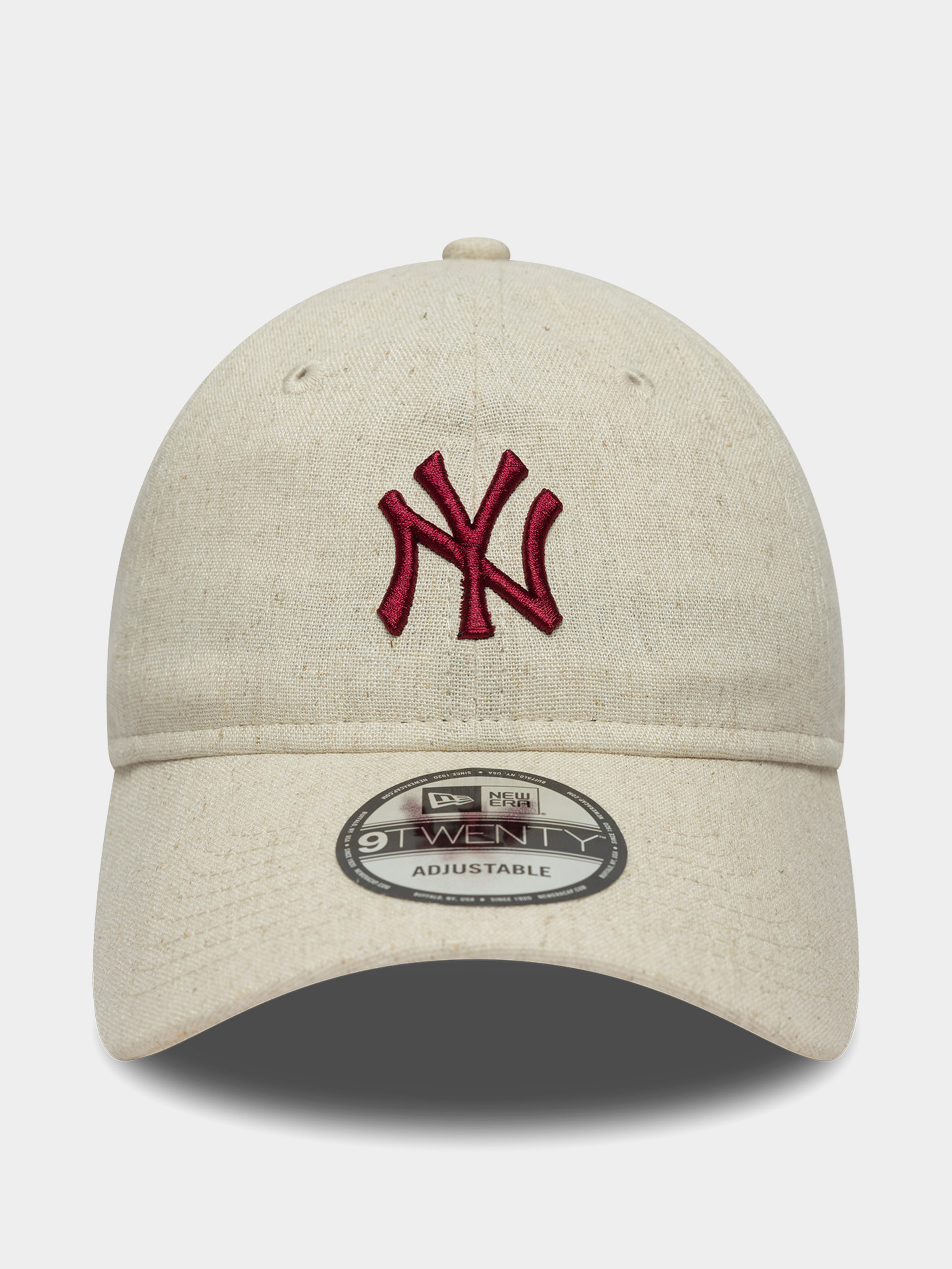 New Era Cap Linen 9Twenty New York Yankees (stone chalk)