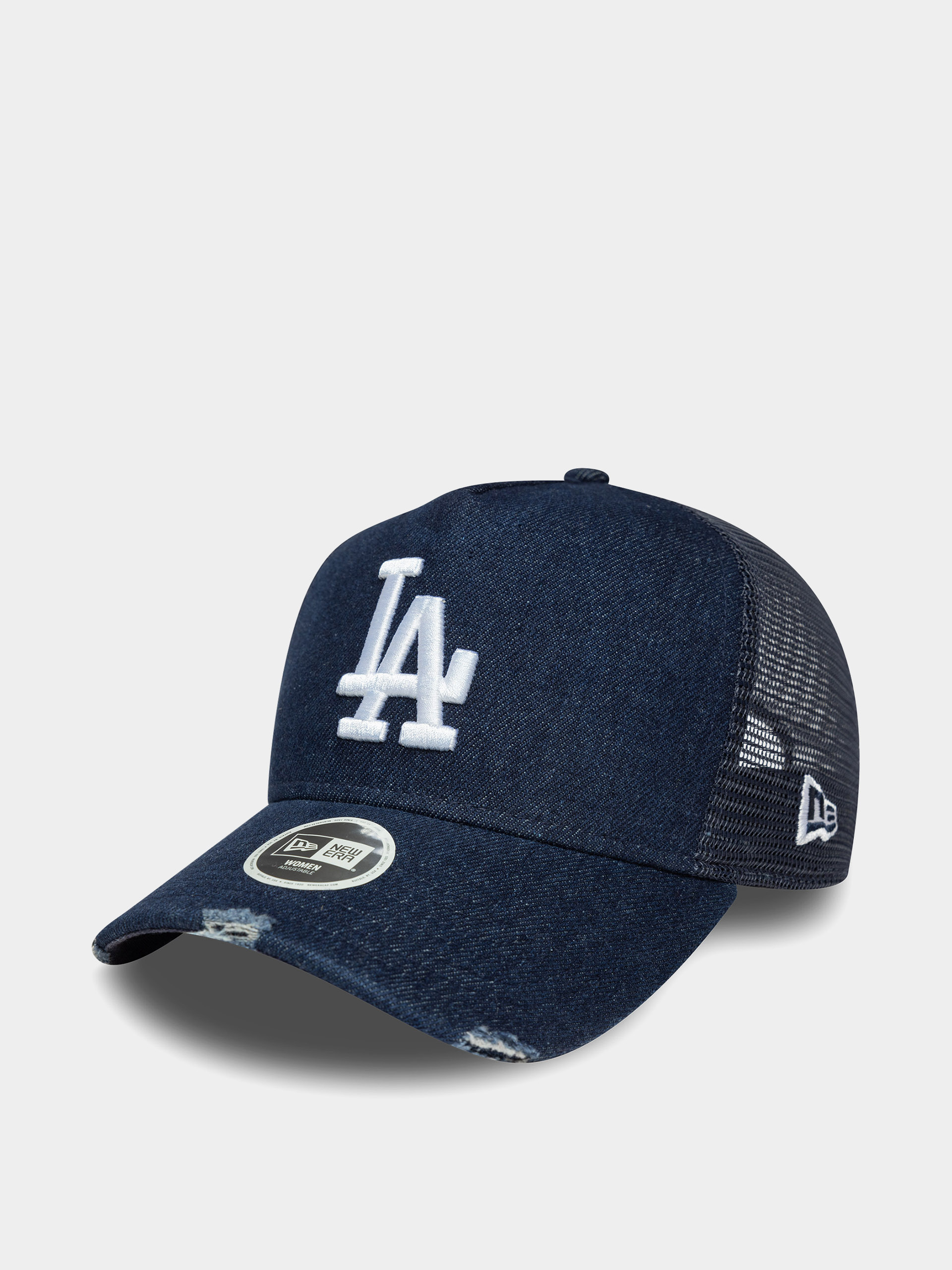 New Era Cap Denim Trucker Los Angeles Dodgers Wmn