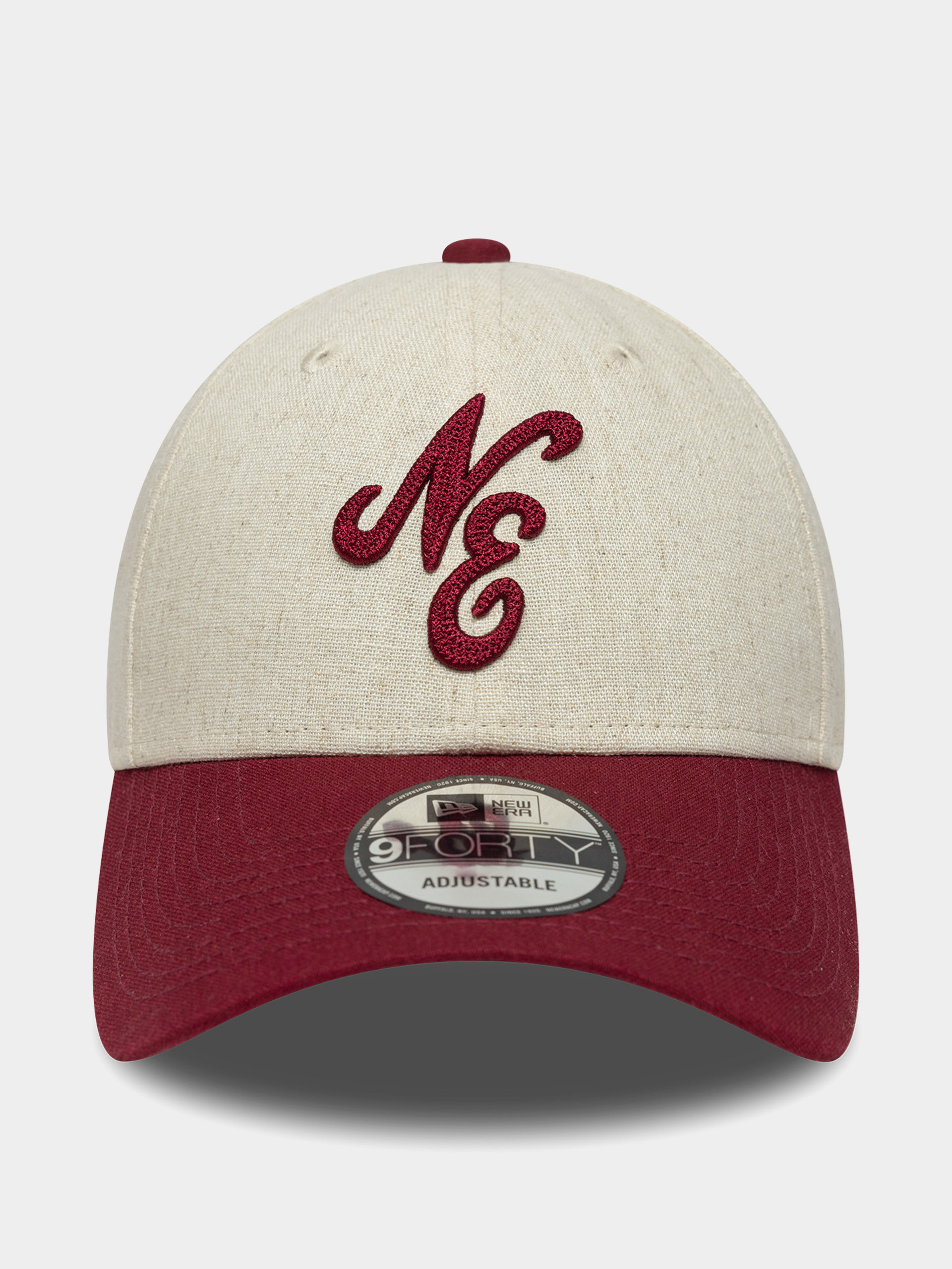 New Era Cap Linen 9Forty Ne (red/chalk)