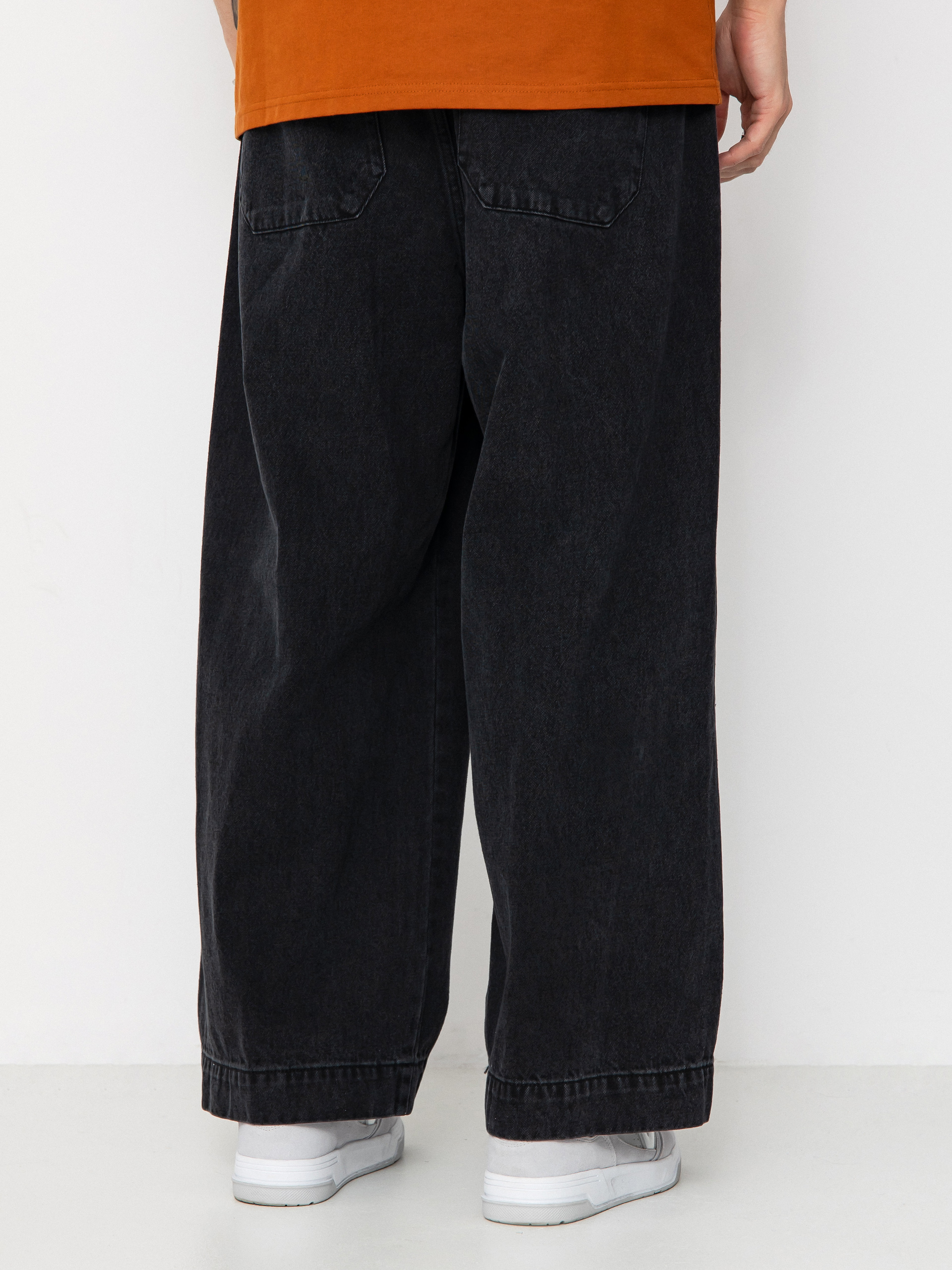 OBEY Oliver Denim Pleated Hose (faded black)