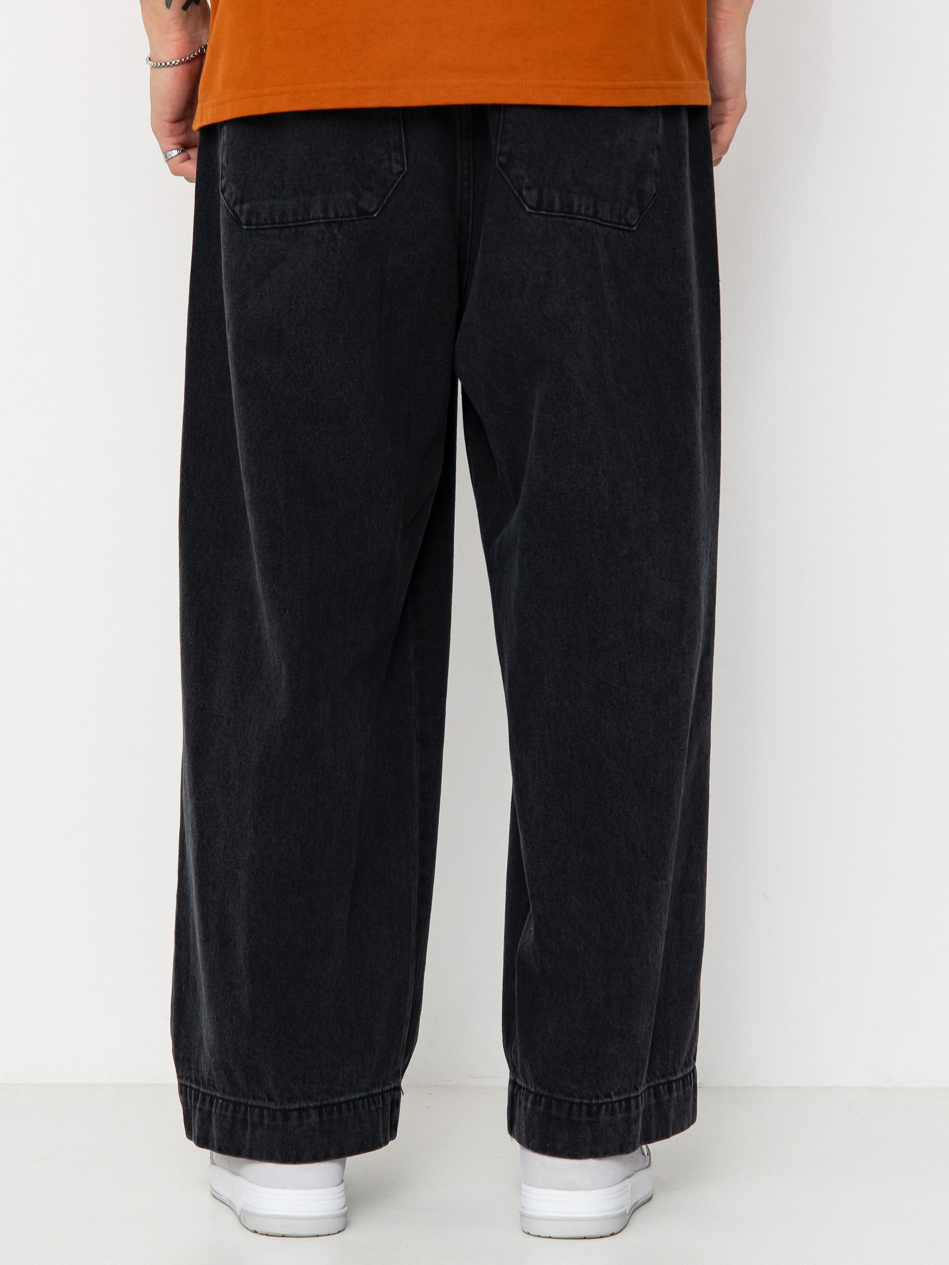 OBEY Oliver Denim Pleated Pants (faded black)