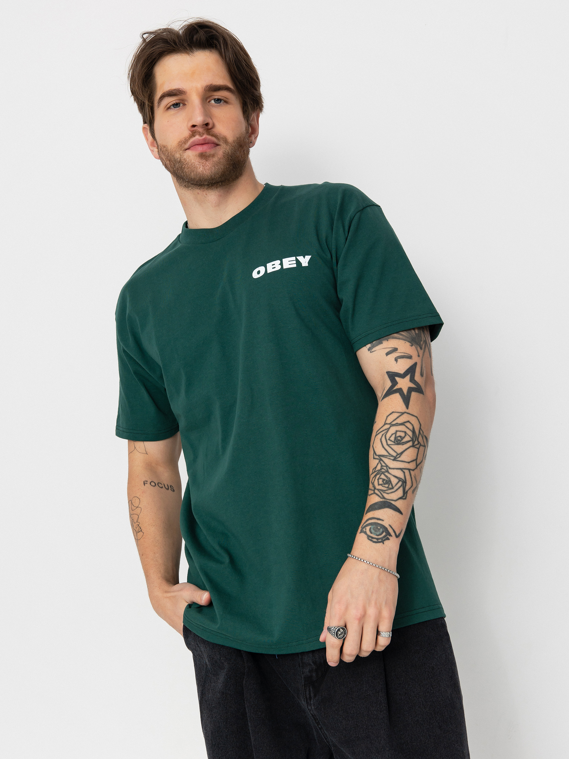 OBEY We See You T-shirt (rain forest)