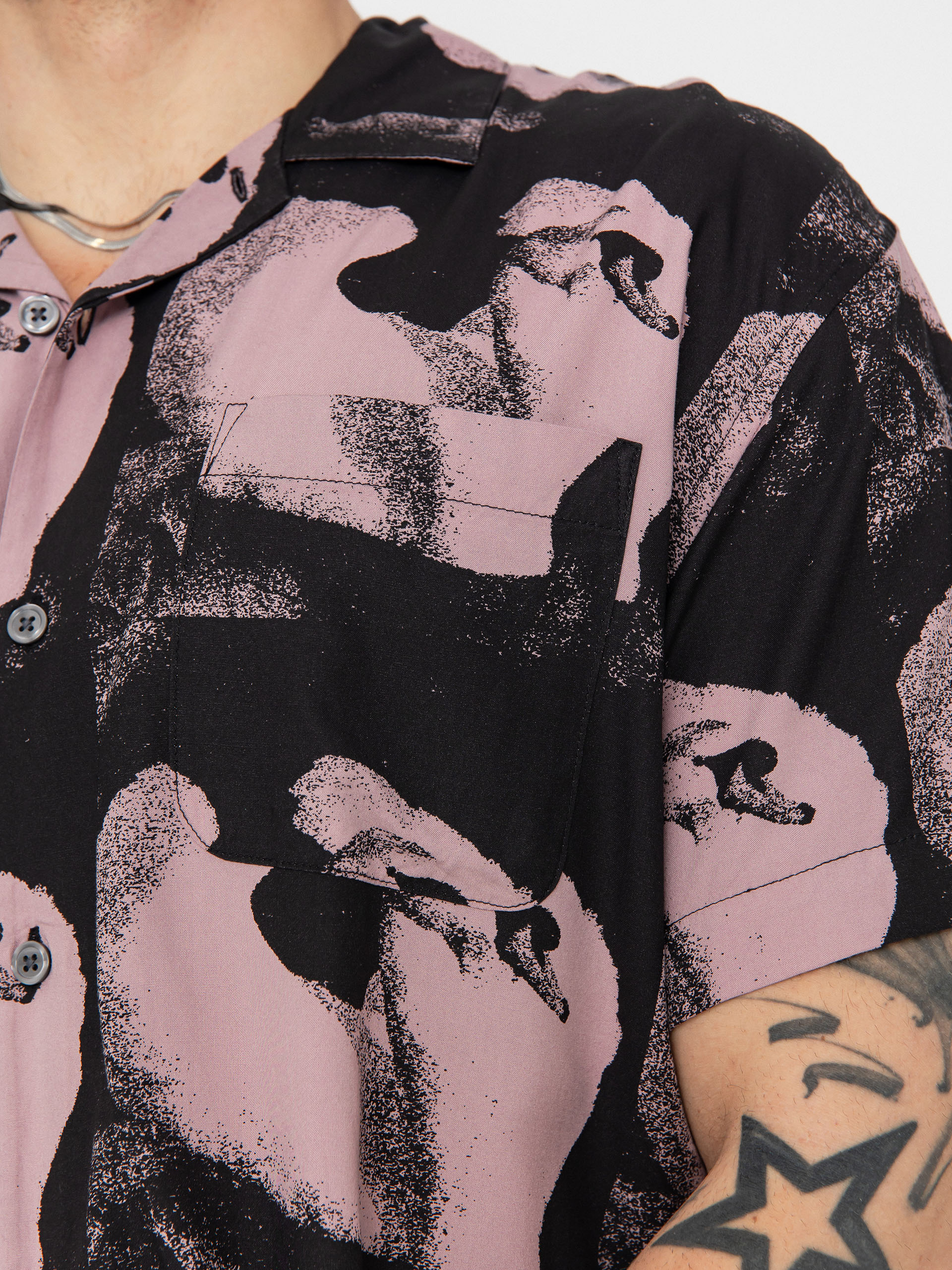 OBEY Ambre Shirt (mauve multi)