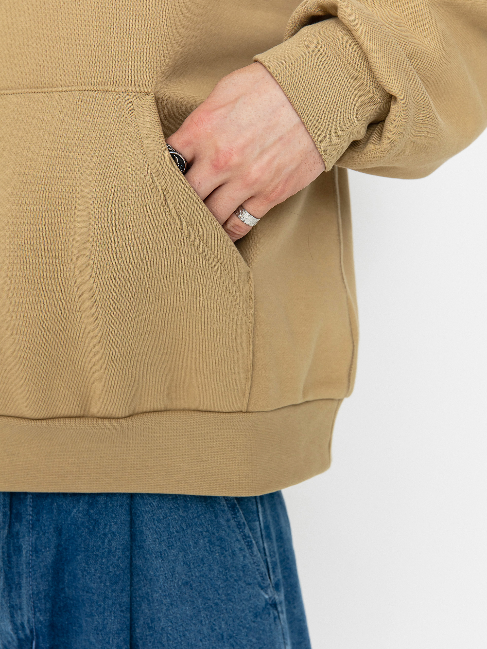 Nike SB Essential Logo HD Hoodie (parachute beige/white)