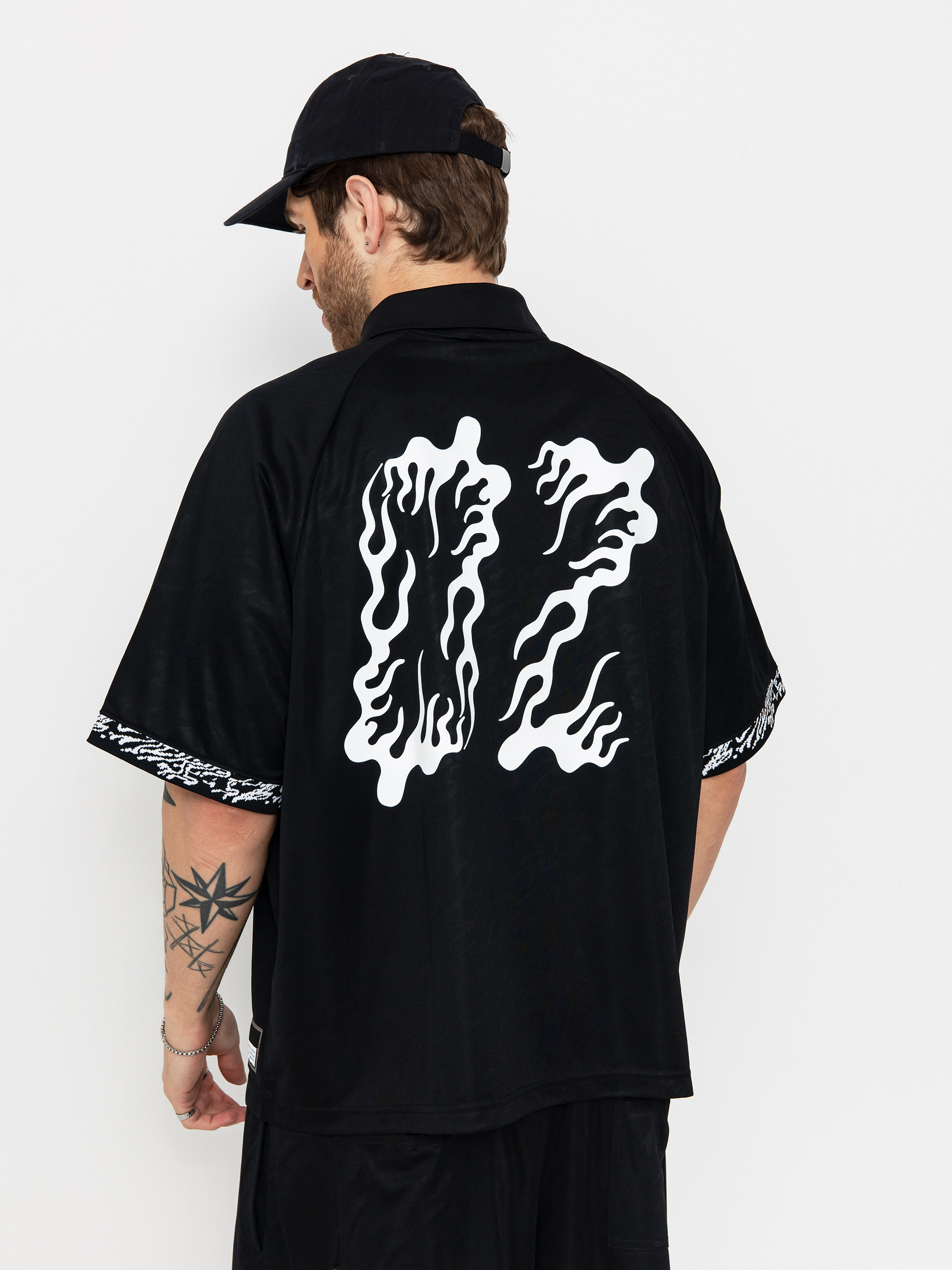 Nike SB T-Shirt Dri Fit Jacquard - black (black/black/white)