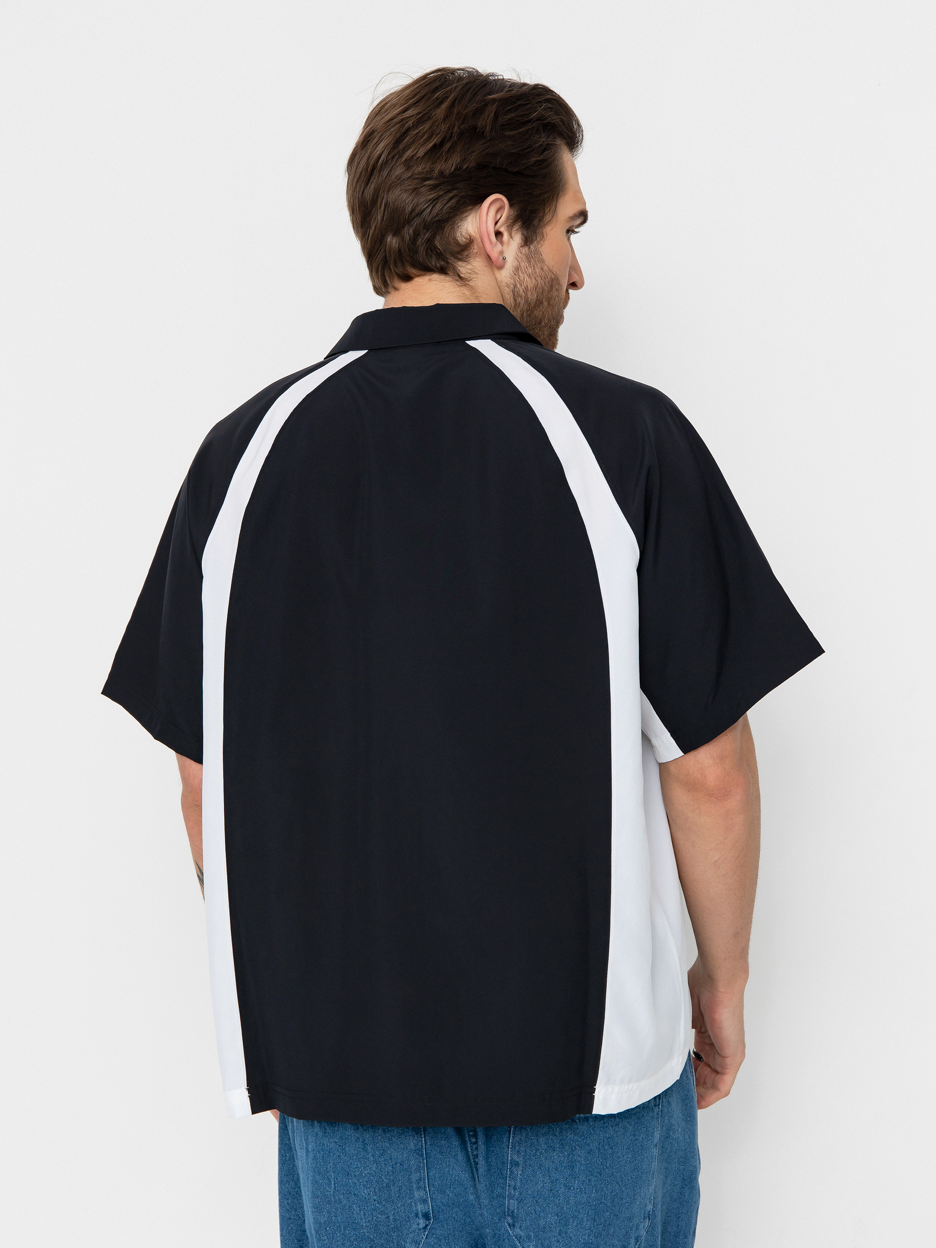 Nike SB Shirt Dri Fit Bowler2 Woven (black/white/white)