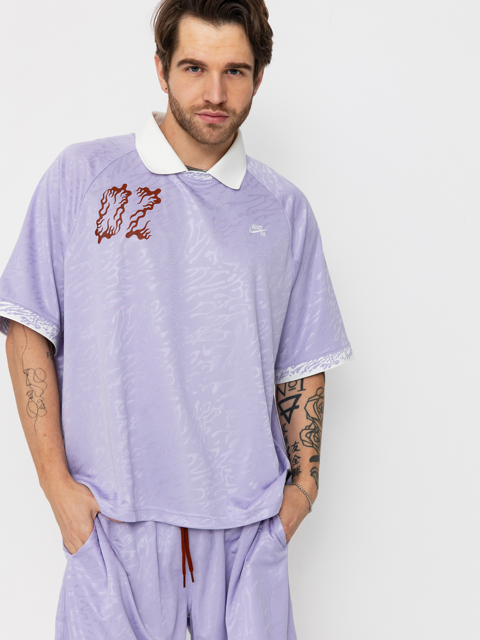 Nike SB T-Shirt Dri Fit Jacquard (hydrangeas/sail/white)