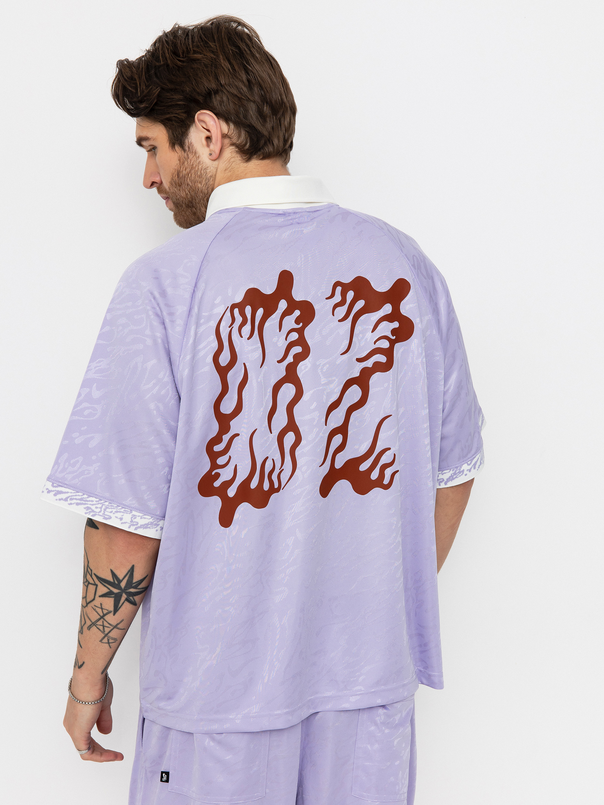 Nike SB T-Shirt Dri Fit Jacquard - violet (hydrangeas/sail/white)