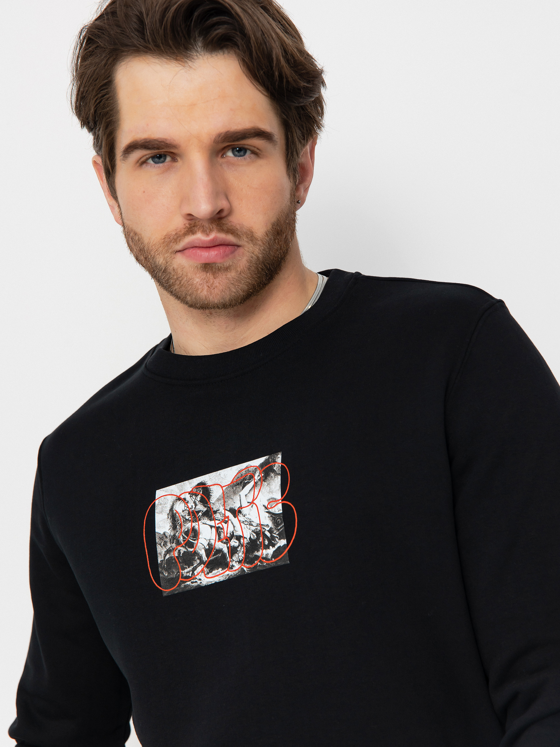Poetic Collective Sweatshirt Horses (black)
