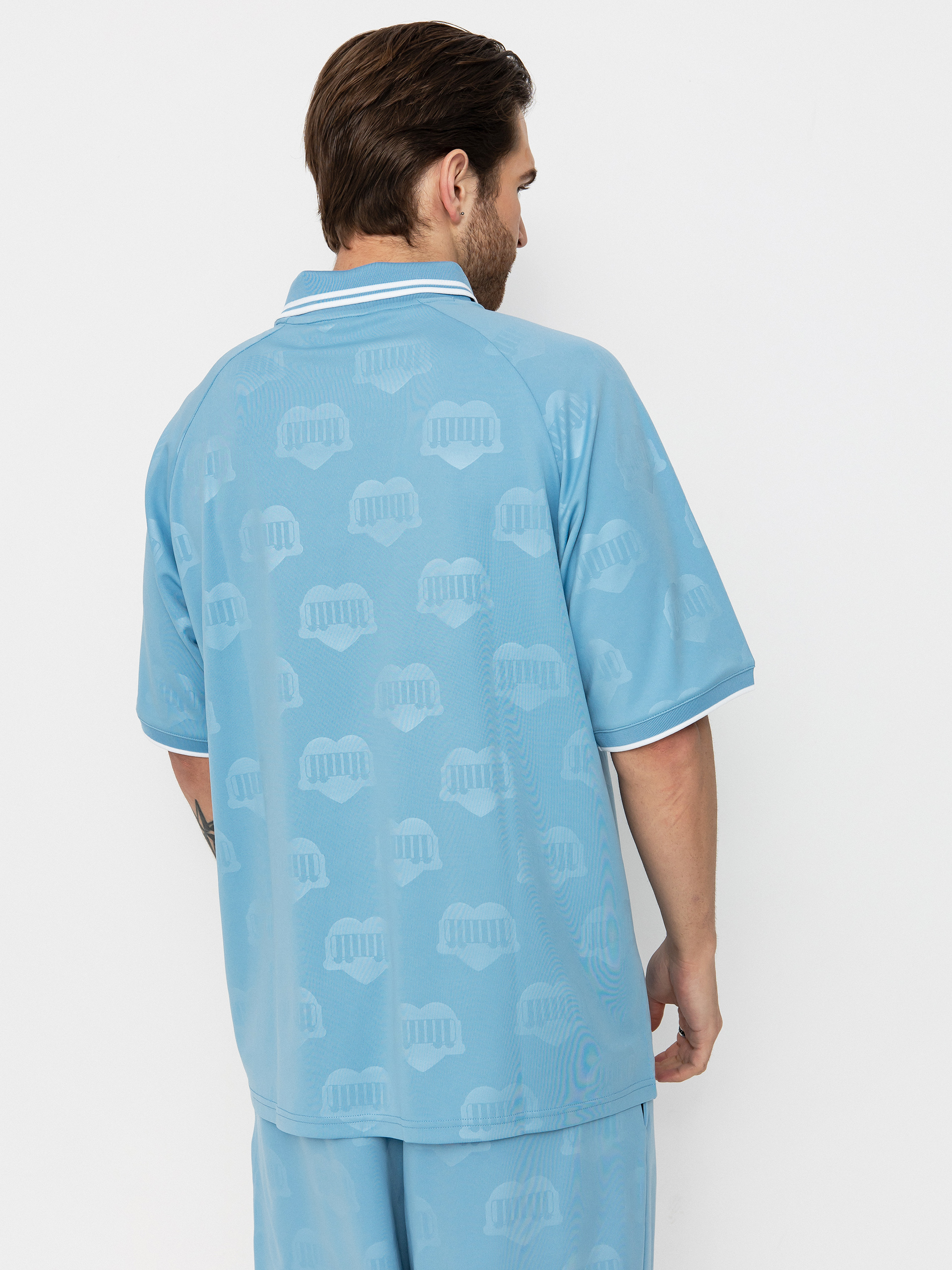 Carhartt WIP Hartts Football T-Shirt - blue (heart train