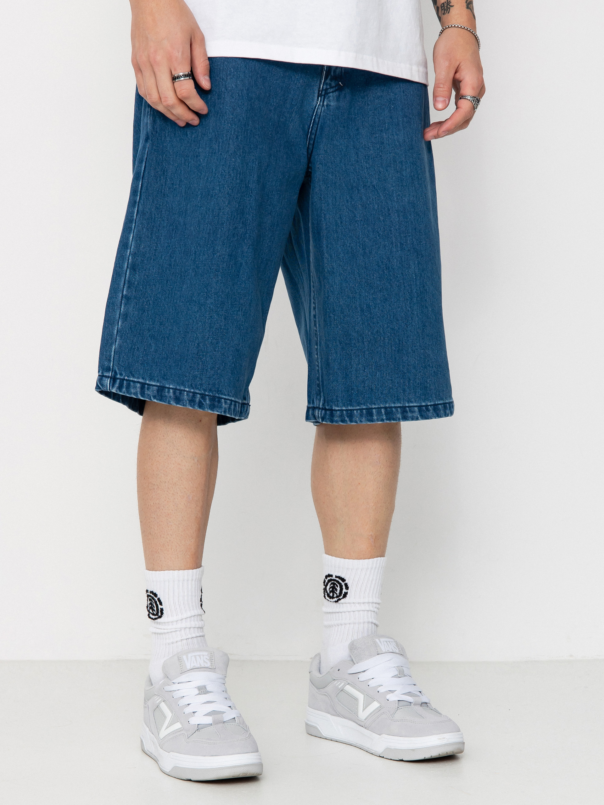 MassDnm Jeans Slang Shorts (blue)