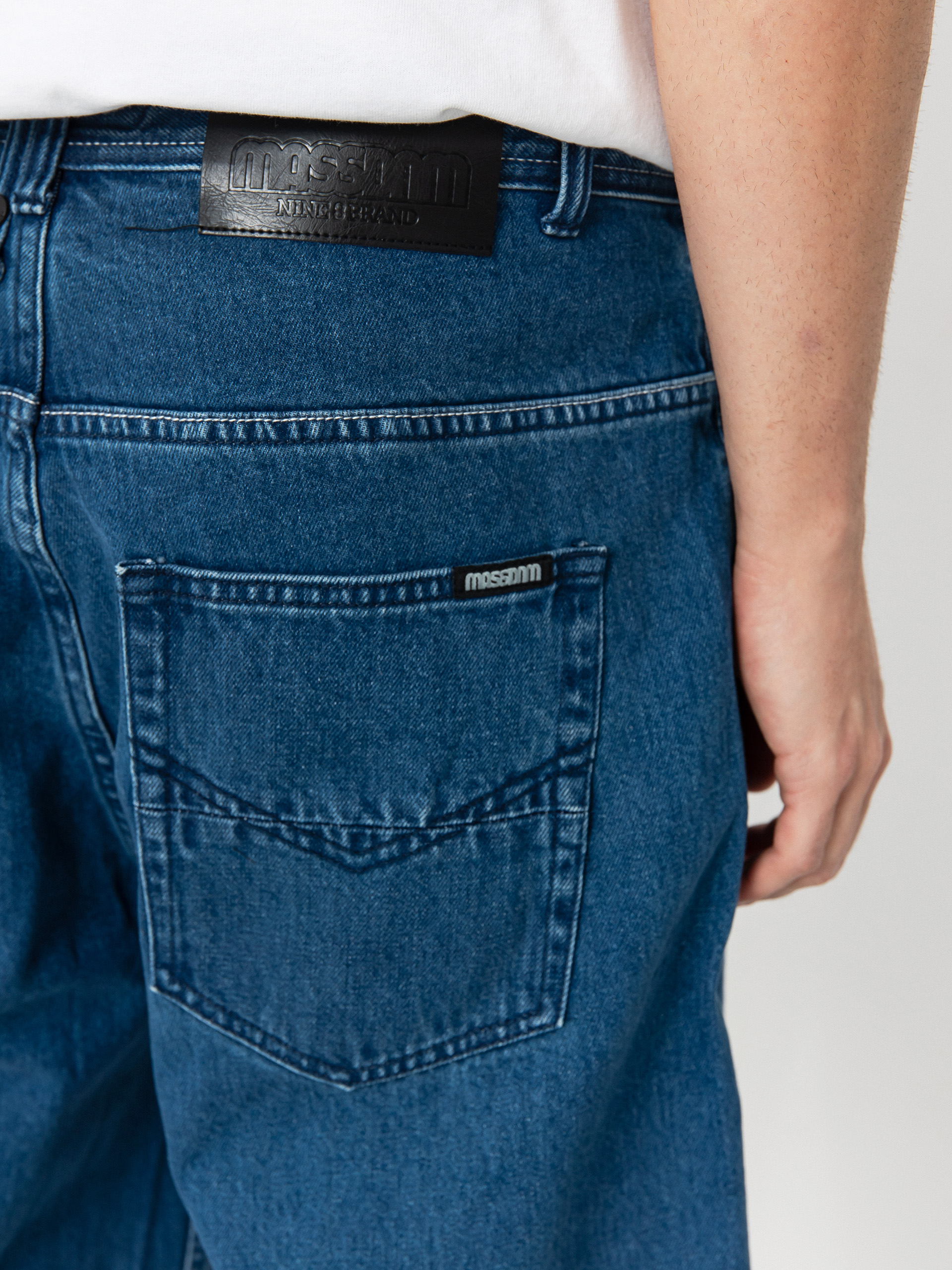 MassDnm Jeans Slang Shorts (blue)