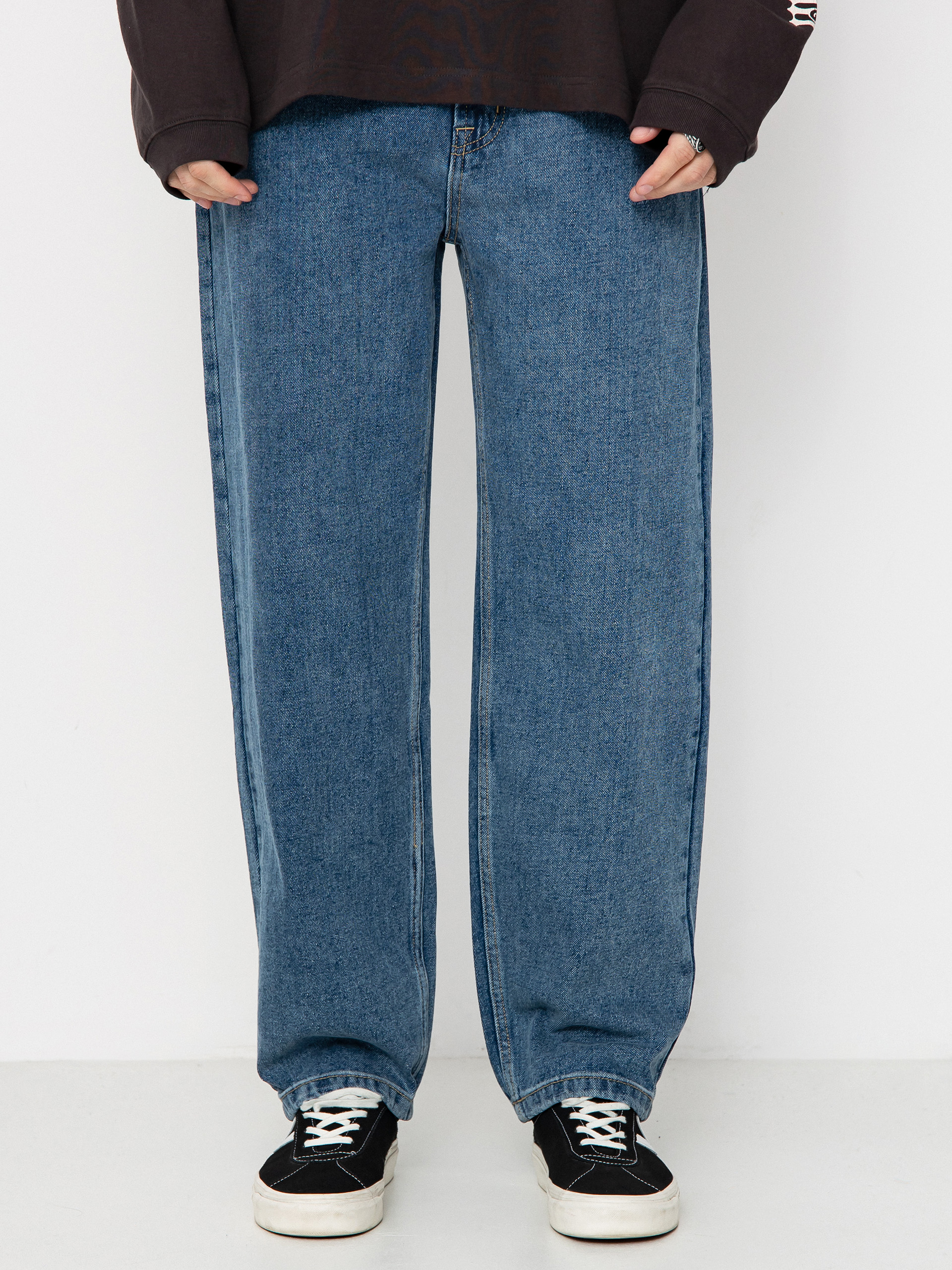 Krooked Pants Eyes Denim Twill Pant (med stone wash)