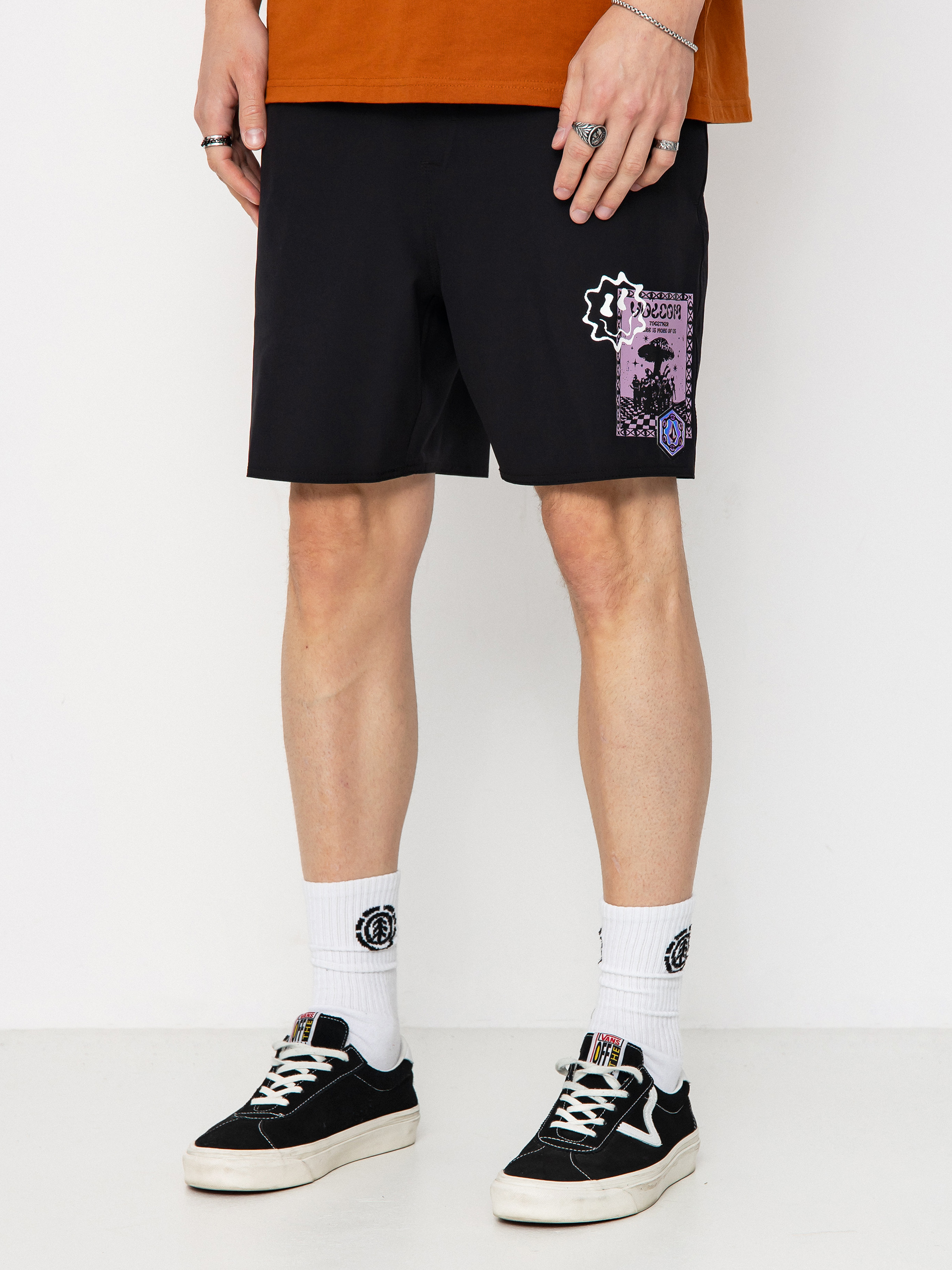【コメントで10%OFF】FUMIKA UCHIDA Trunk Shorts Volcom Fa F Rygalski Trunk 17 Shorts - black (black)