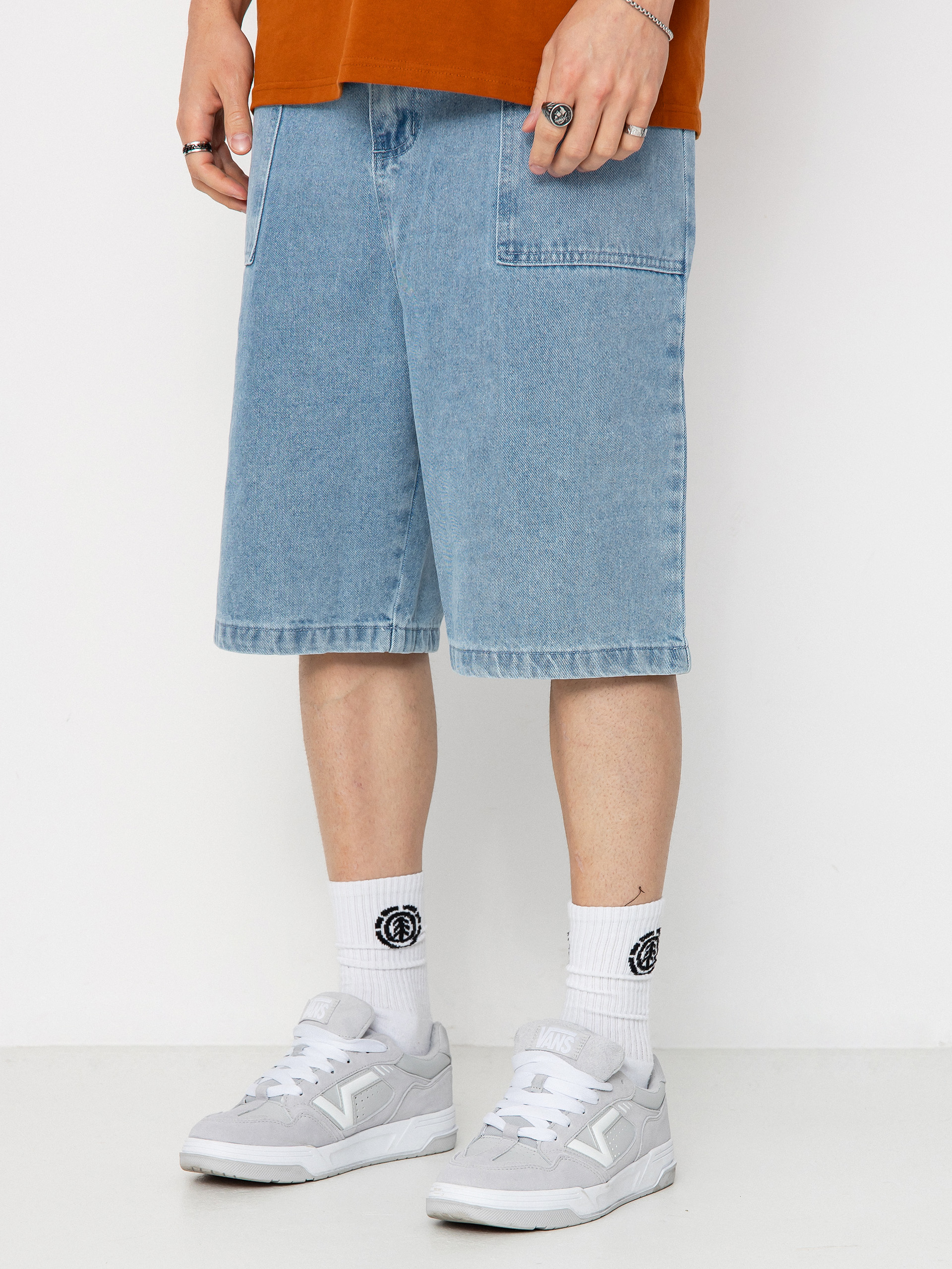 Poetic Collective Painter Shorts (light blue denim)