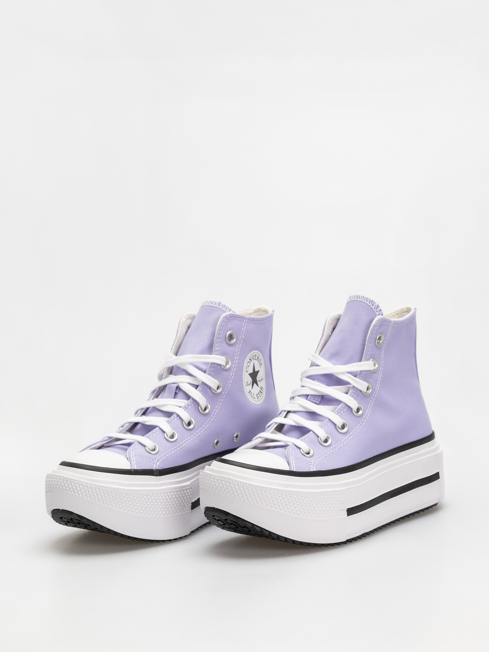 Converse Chuck Taylor All Star Lift Double Stack Hi Chucks (violet heat/egret/black)