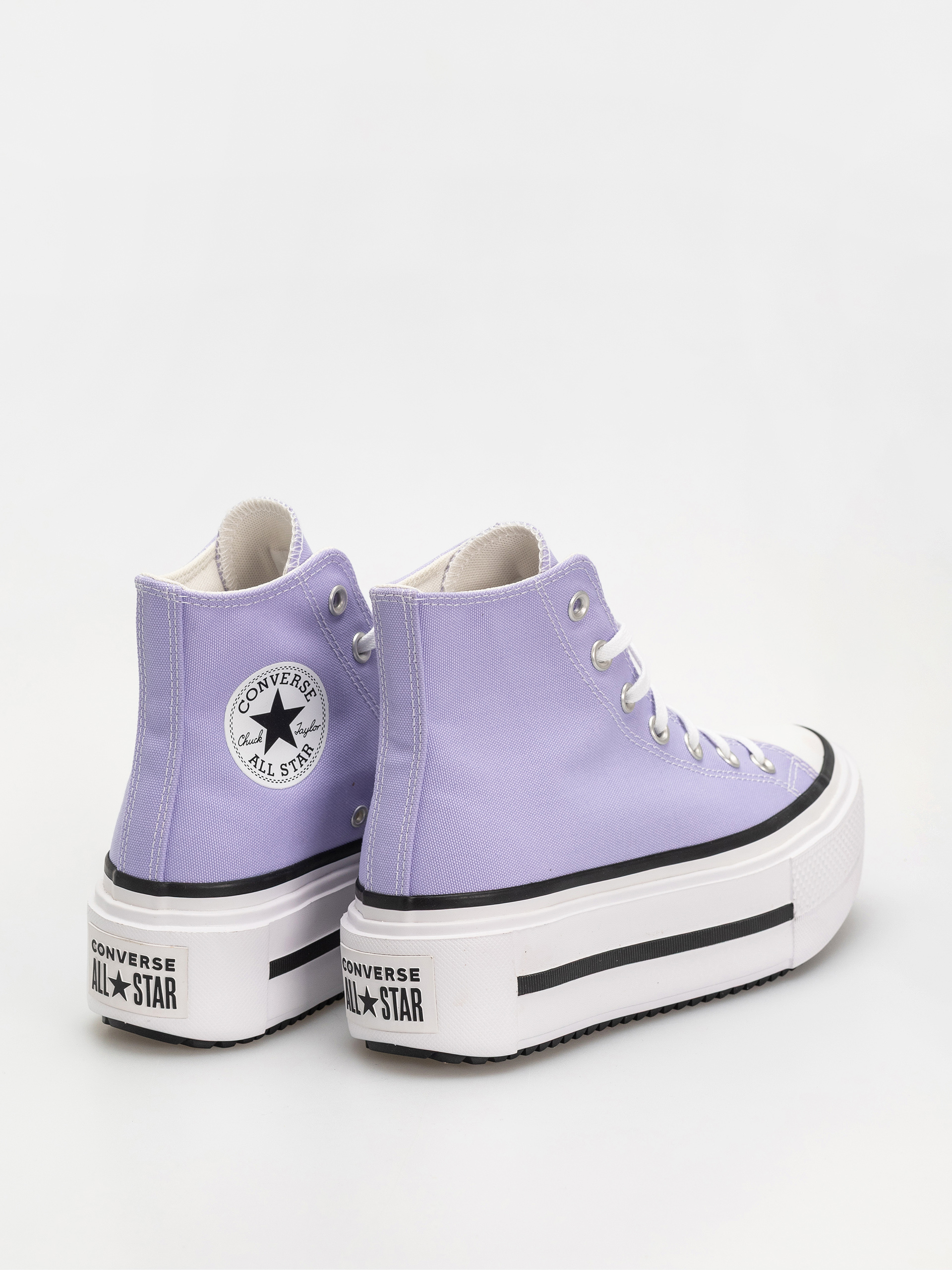 Converse Chuck Taylor All Star Lift Double Stack Hi Chucks (violet heat/egret/black)